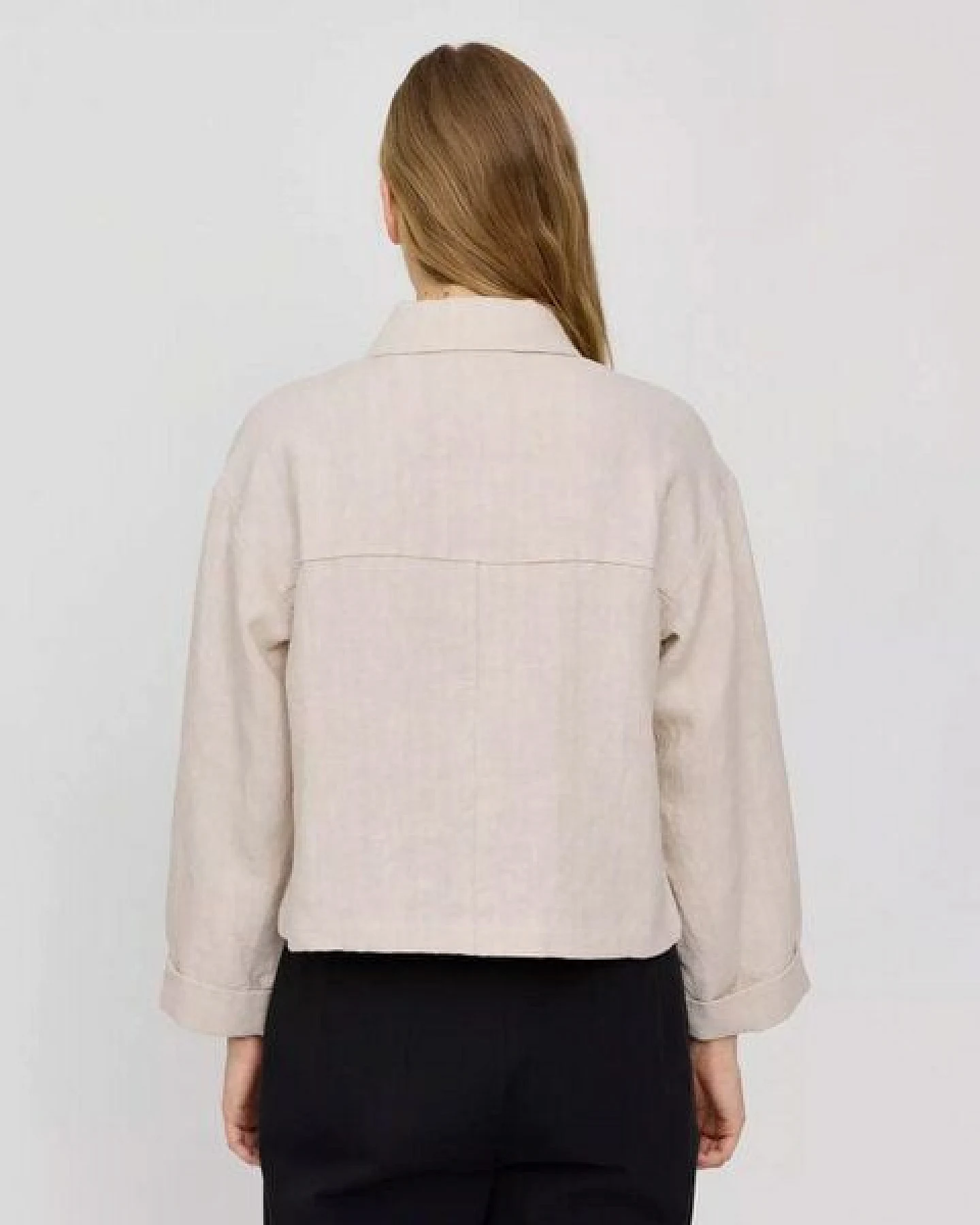 Mazine Leichte Jacke für Frauen - aus 100% Leinen – Ansicht 2