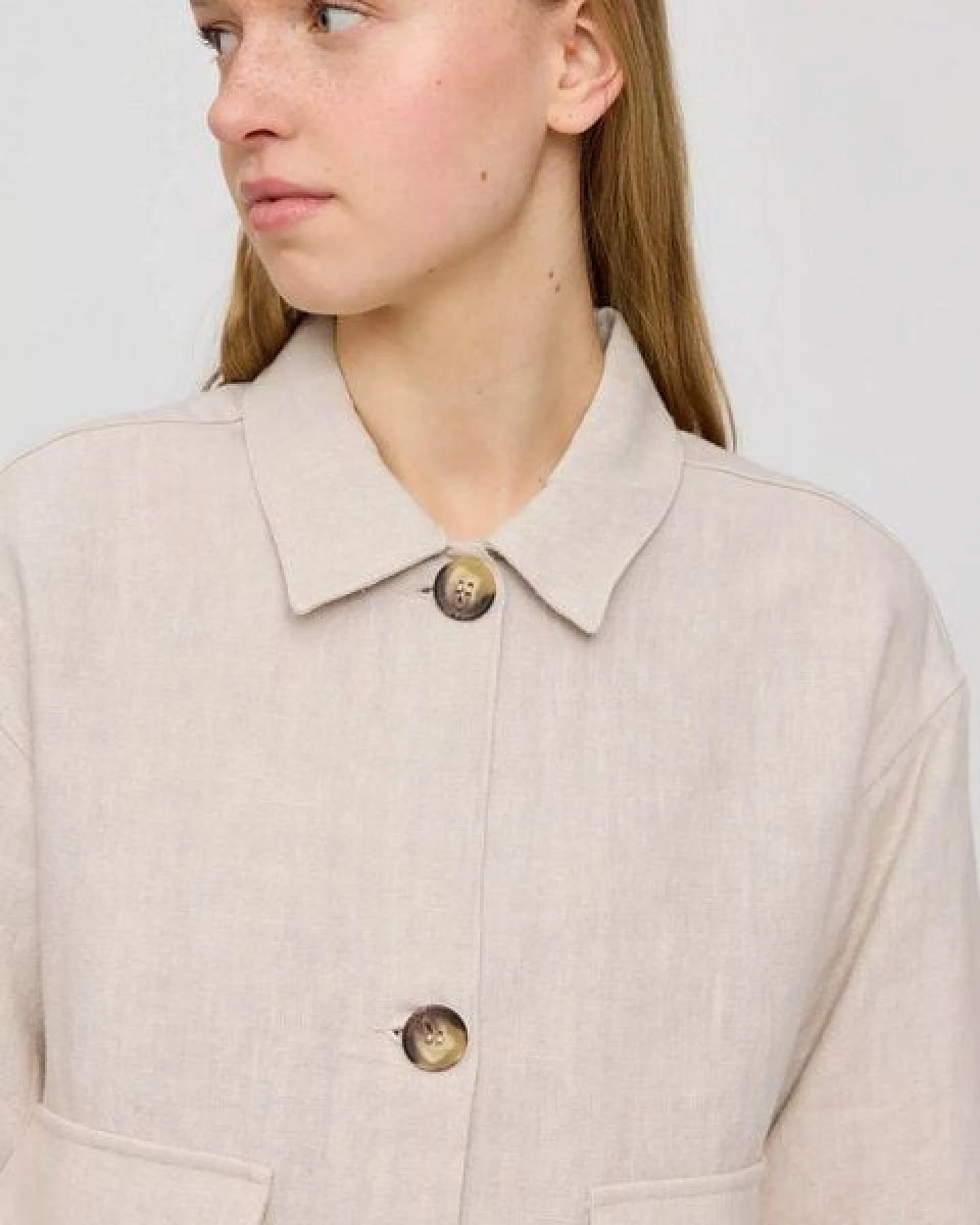 Mazine Leichte Jacke für Frauen - aus 100% Leinen – Ansicht 3