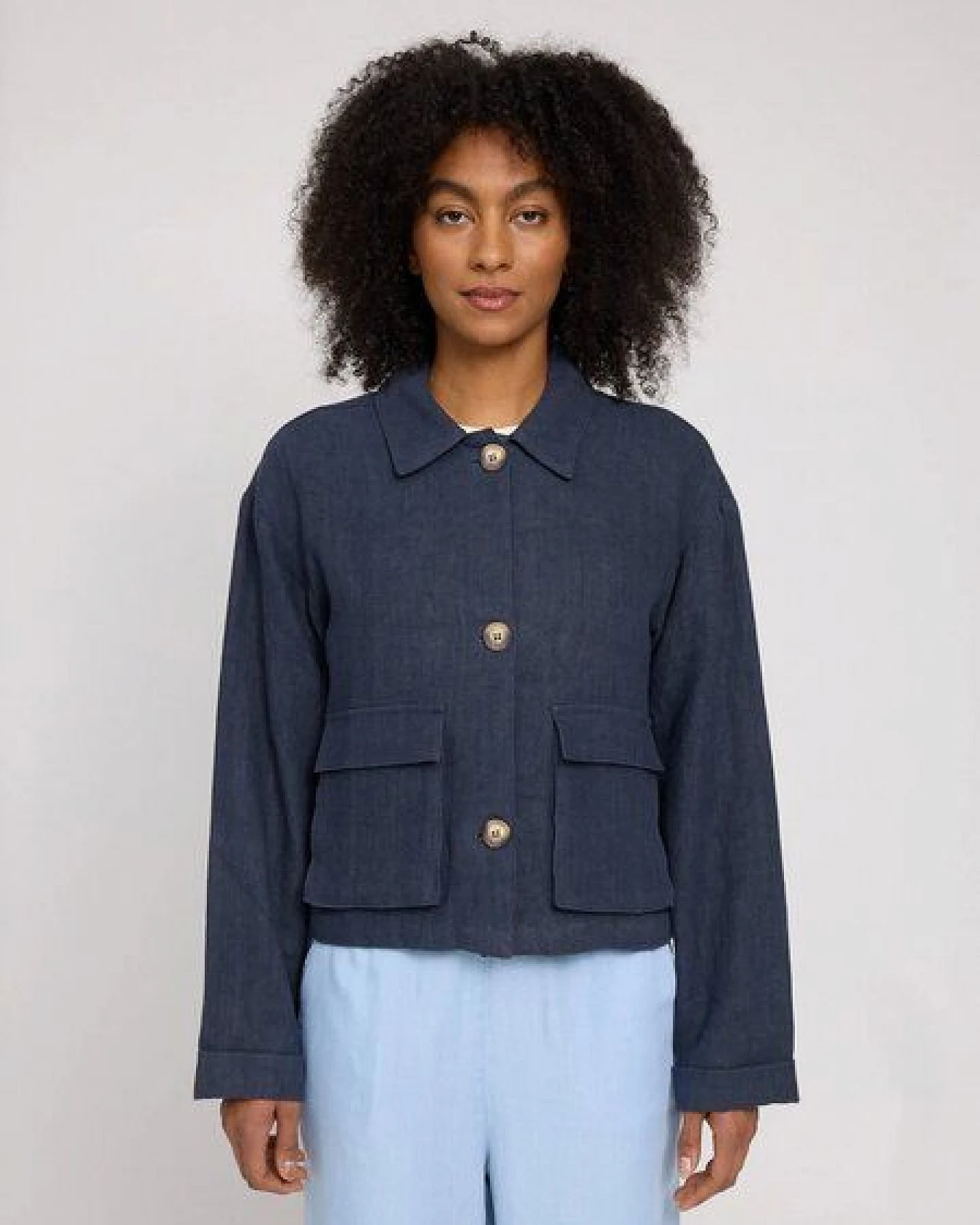 Mazine Leichte Jacke für Frauen - aus 100% Leinen – Ansicht 3