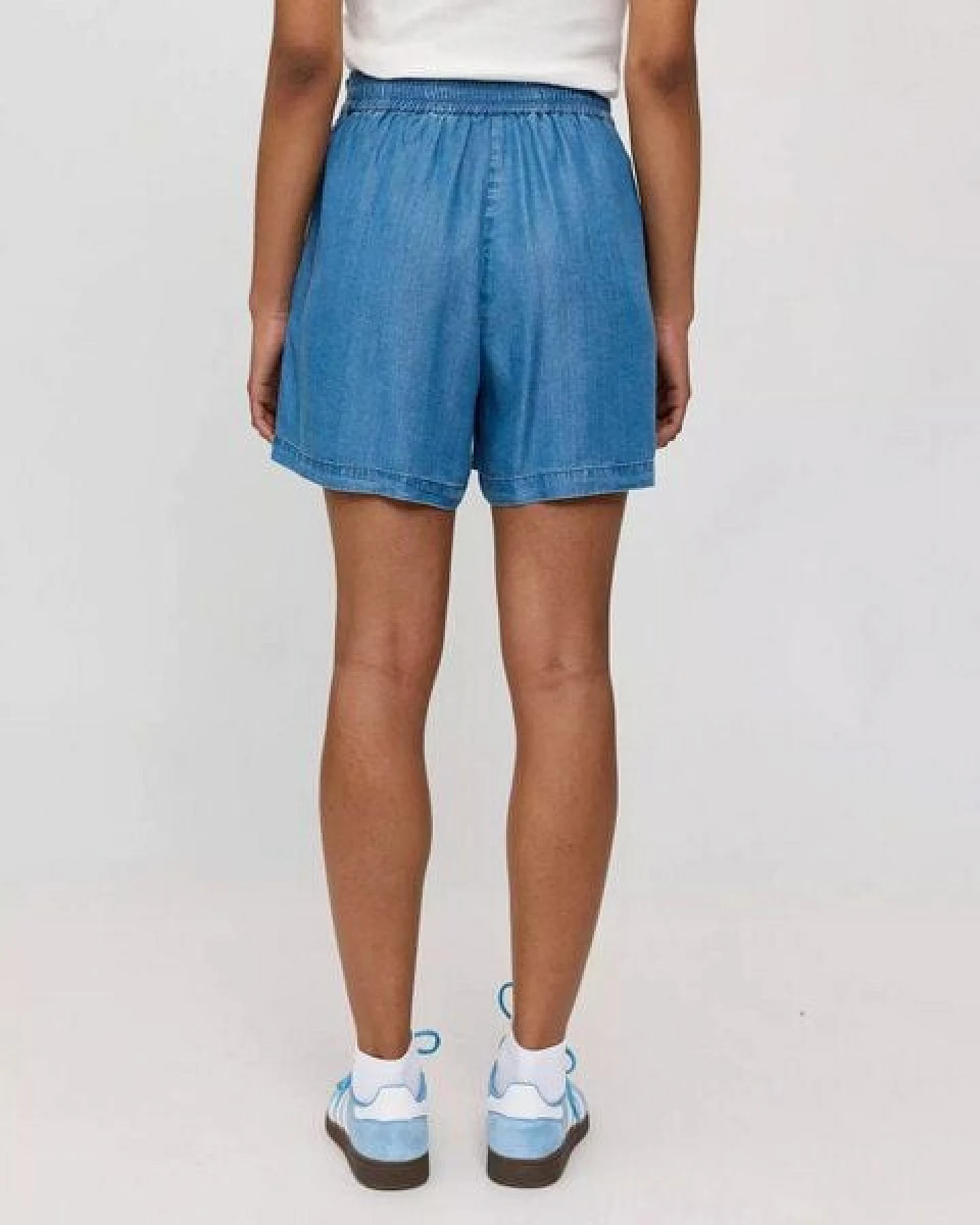 Mazine Leichte Shorts in Denim Look - aus Lyocell – Ansicht 3