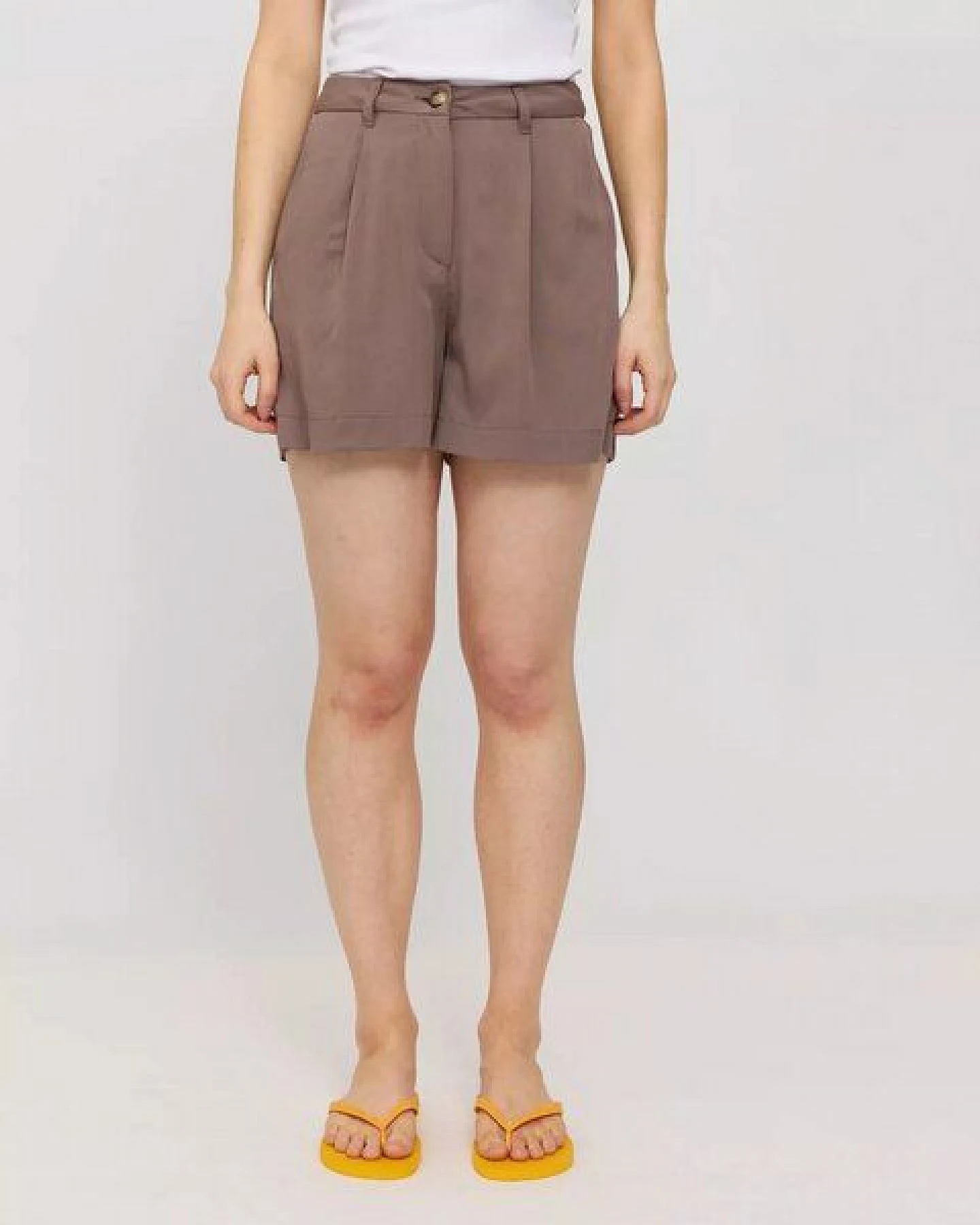 Mazine Leichte Shorts mit Bundfalten - aus Ecovero – Ansicht 2