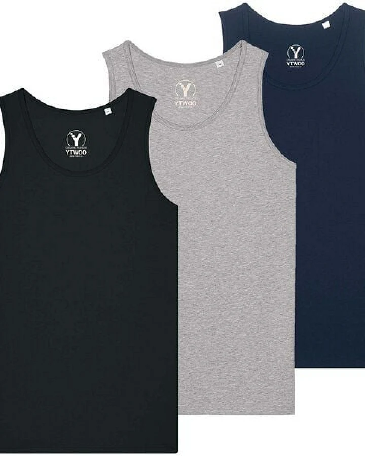 YTWOO 3x Regular Herren Tanktop