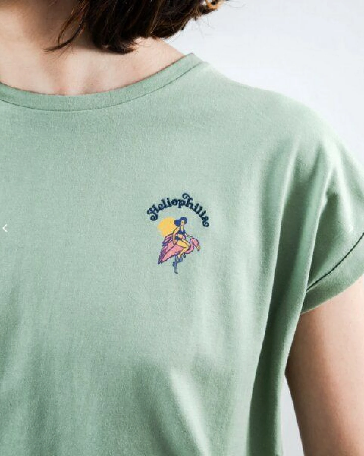 Brava Fabrics Helios Scoop Tee Green – Ansicht 4