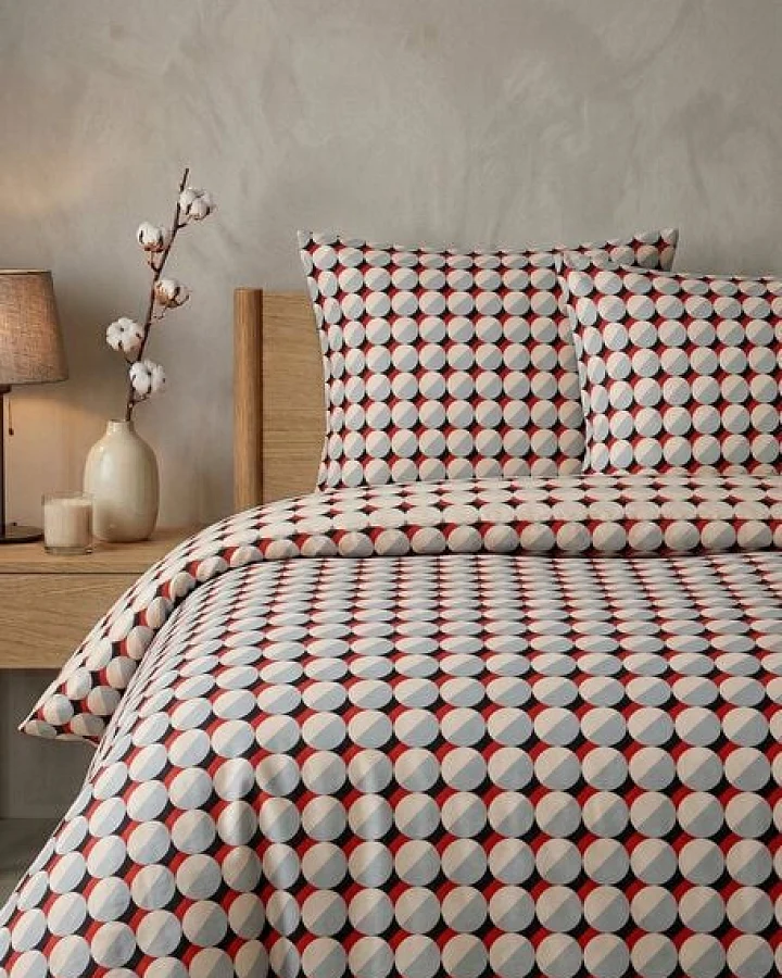 Nature by Adam Bettwäsche 2tlg aus 100% Bio-Baumwolle - Made in Germany - Circles