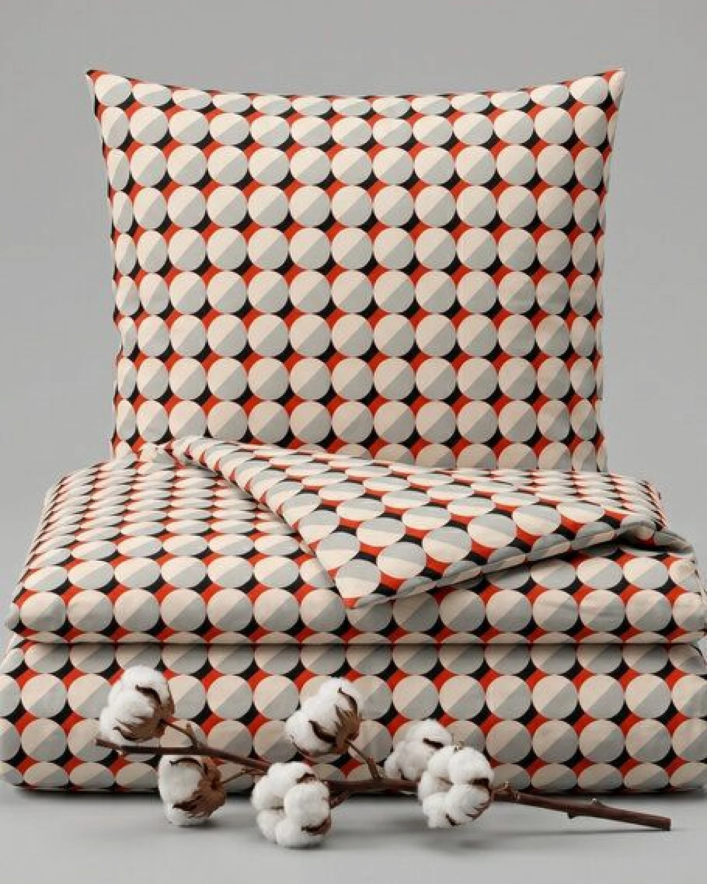 Nature by Adam Bettwäsche 2tlg aus 100% Bio-Baumwolle - Made in Germany - Circles – Ansicht 2
