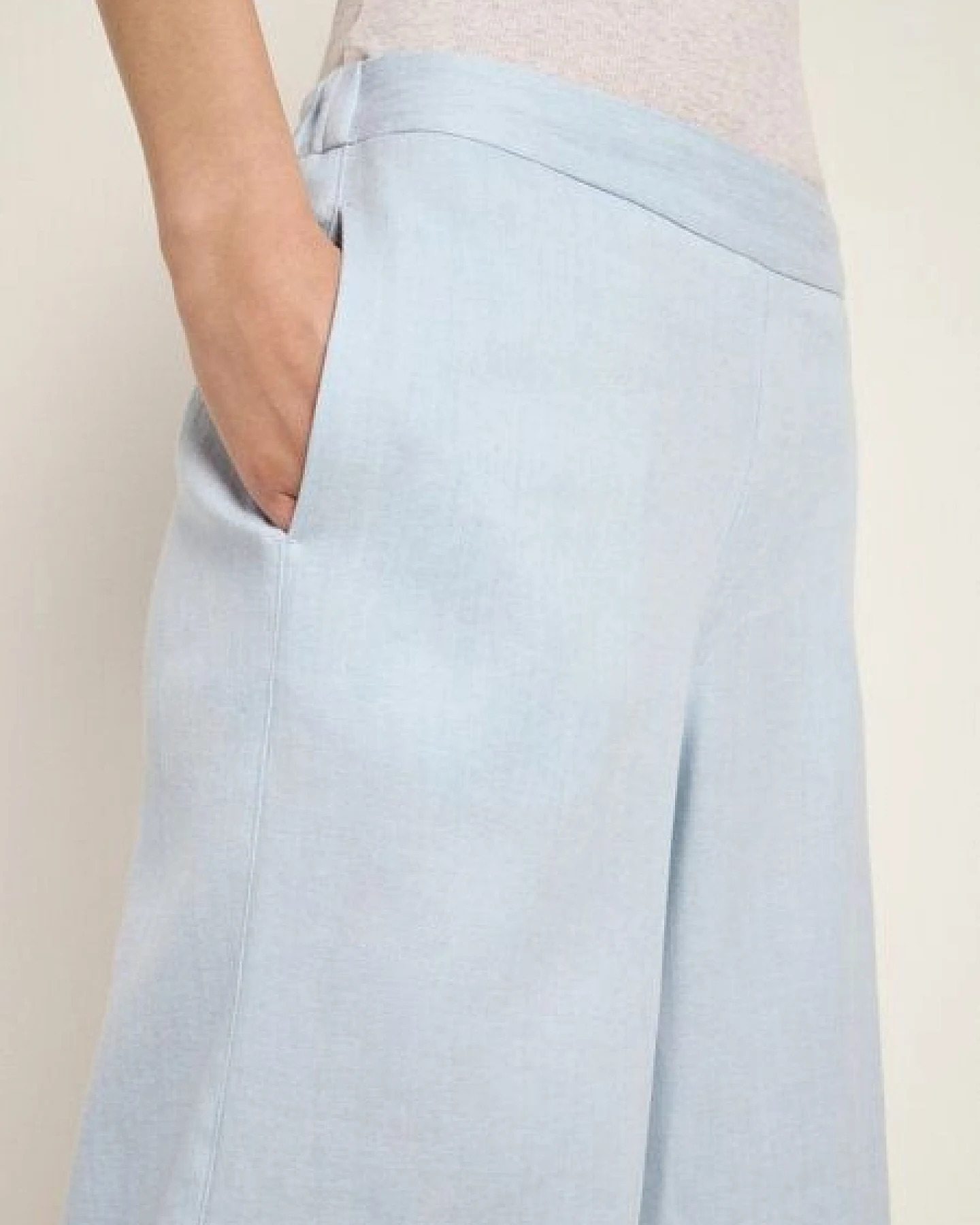LANIUS Culotte (OCS) aus Leinen und Bio-Baumwolle – Ansicht 4
