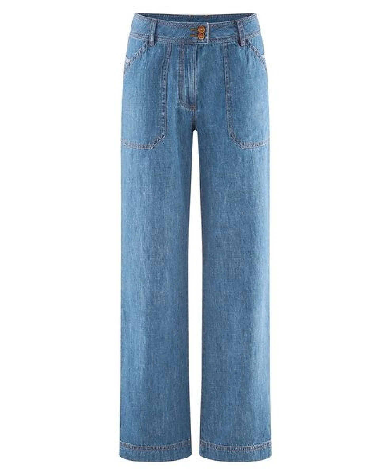 HempAge Damen Highrise Jeans Hanf/Biobaumwolle – Ansicht 2