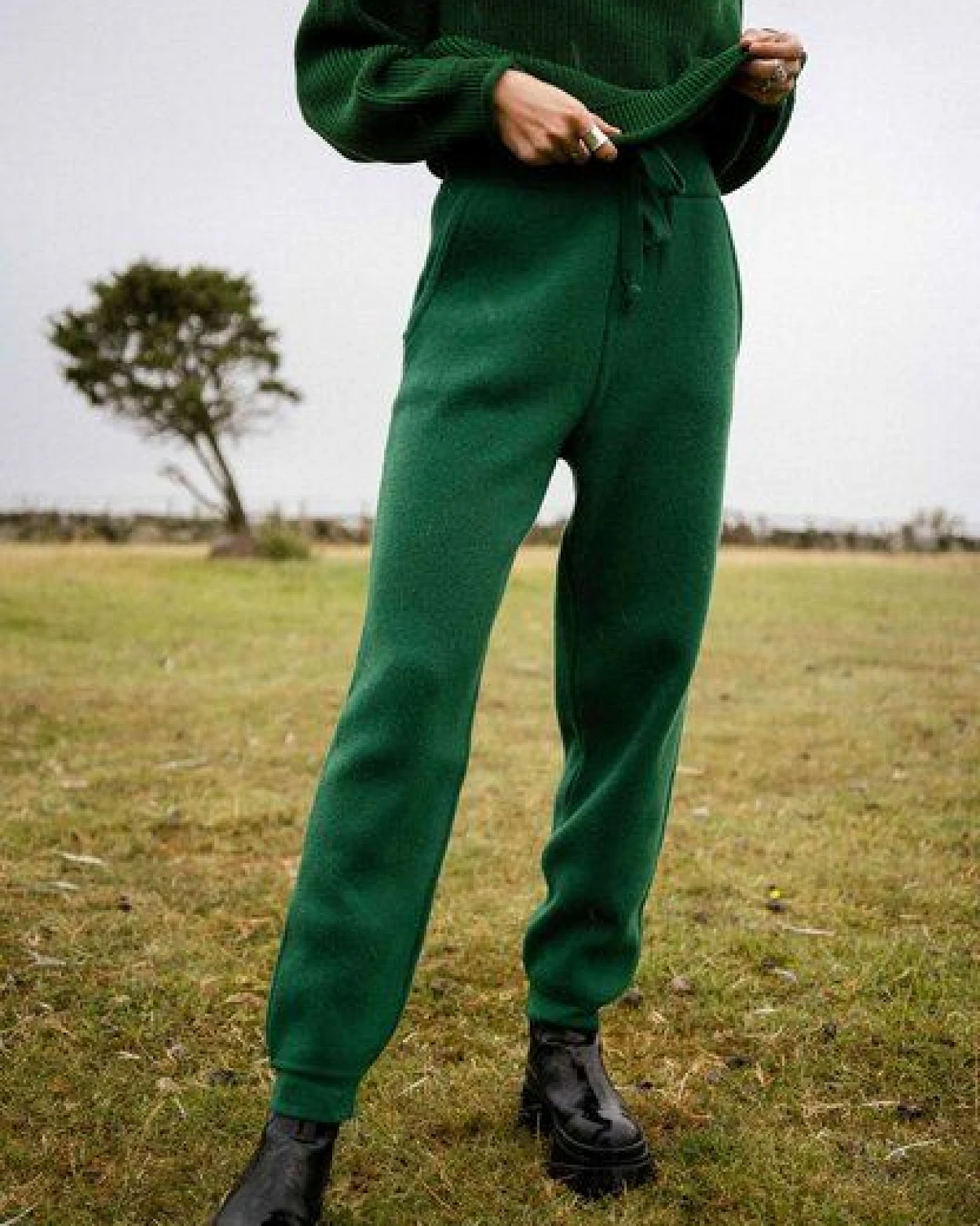 WOOLISH Nora Strickpants - aus Merinowolle – Ansicht 2