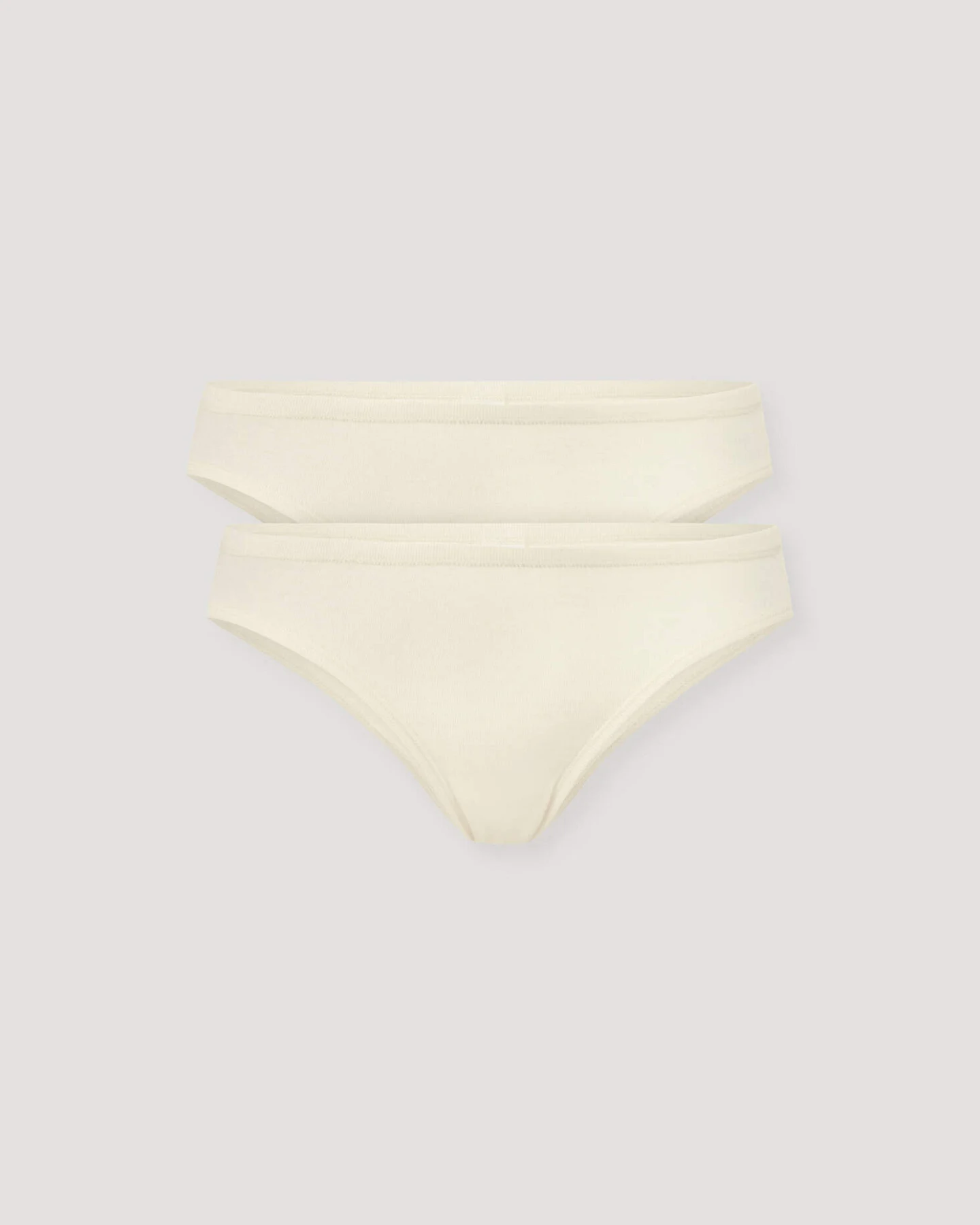 hessnatur Damen Slip Low Cut im 2er-Pack PURE COTTON aus Bio-Baumwolle - natur - Größe 34 – Ansicht 3