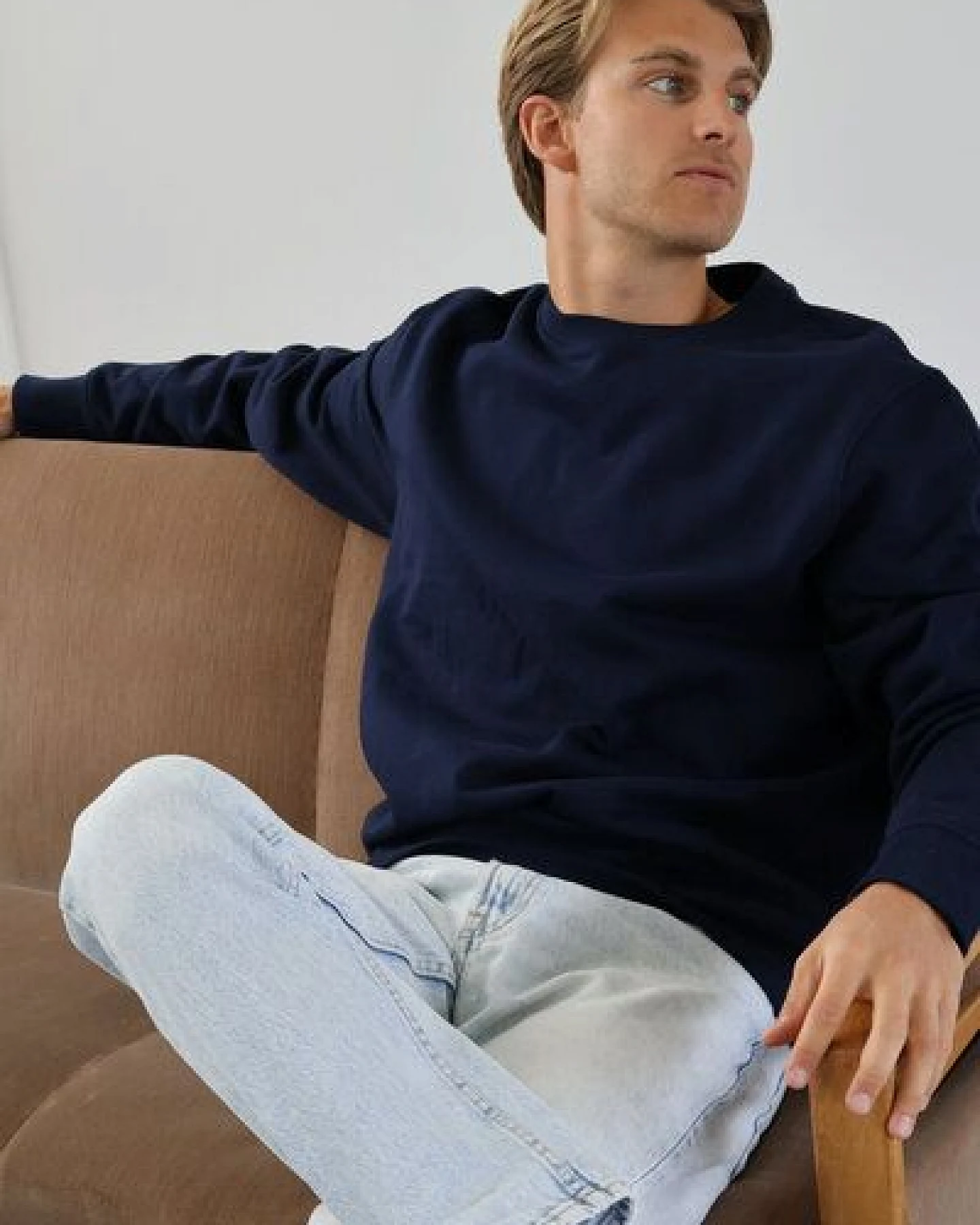 Kultgut ProEarth Kollektion- Biofair hergestellt- Hochwertiger Sweaterpullover - For all day – Ansicht 2
