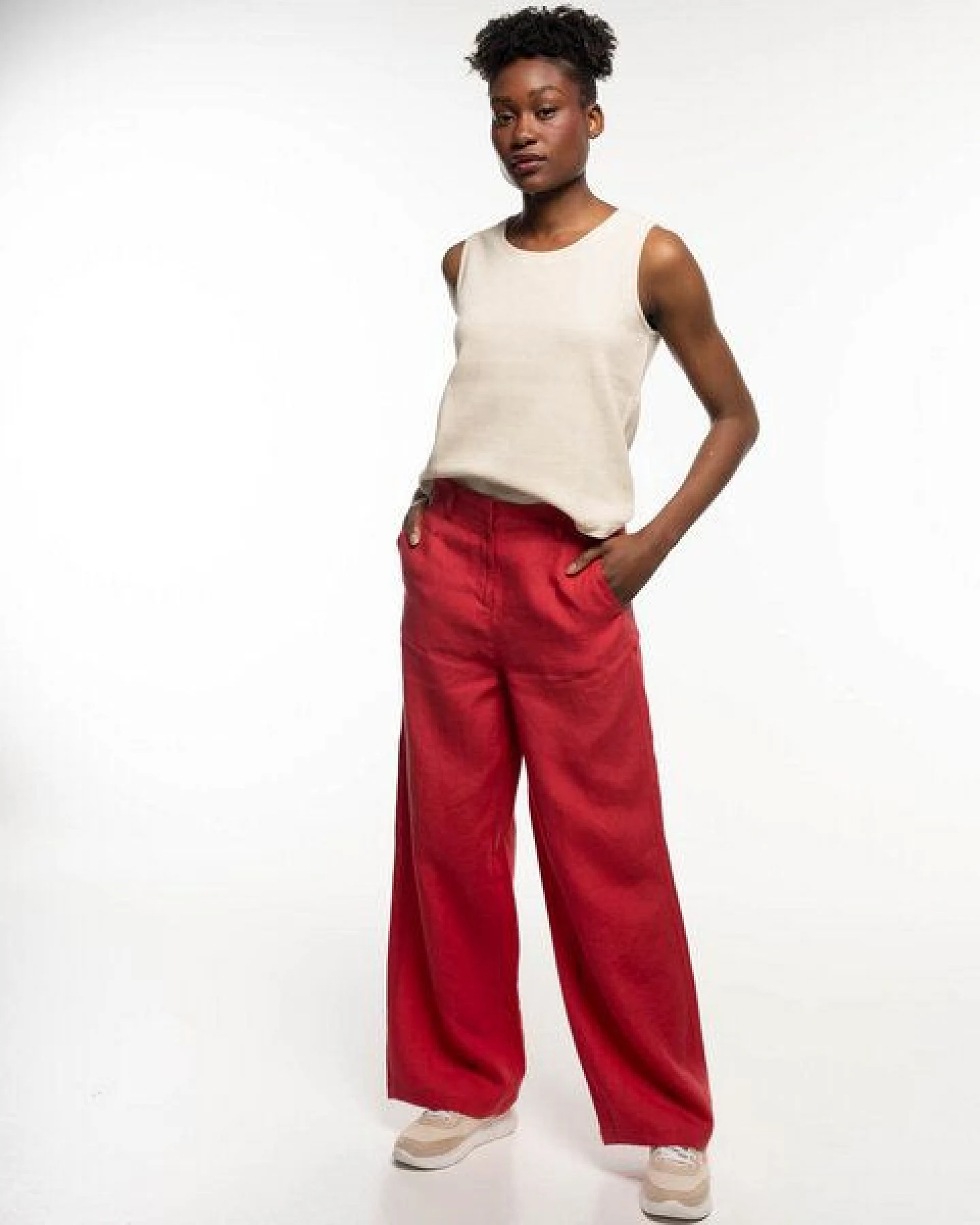 Alma & Lovis Edles Glitzer-Top in Waffelpiqué aus Organic Cotton – Ansicht 2
