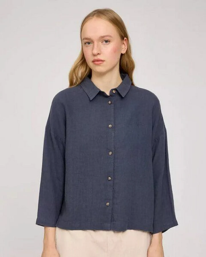Mazine Sommerbluse Linen 3/4 - aus 100% Leinen