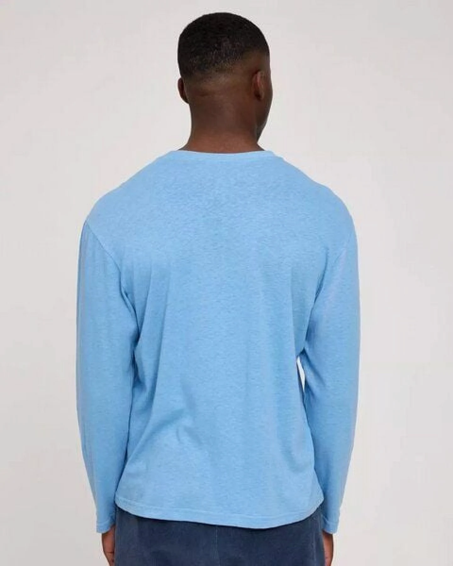 Mazine Longsleeve für Männer - aus Biobaumwolle und Leinen – Ansicht 2