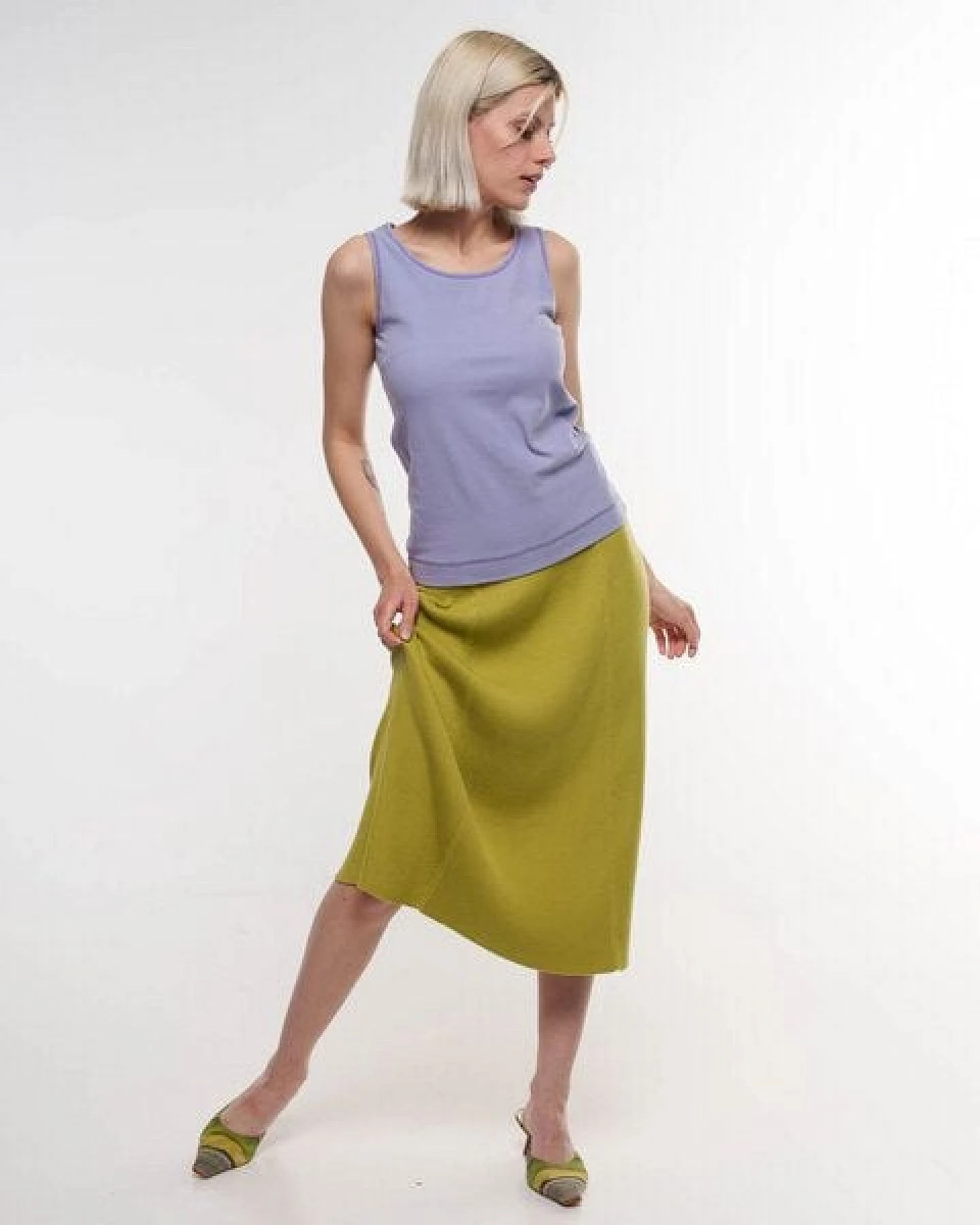 Alma & Lovis Casual Rippjersey-Top aus reiner Organic Cotton – Ansicht 3