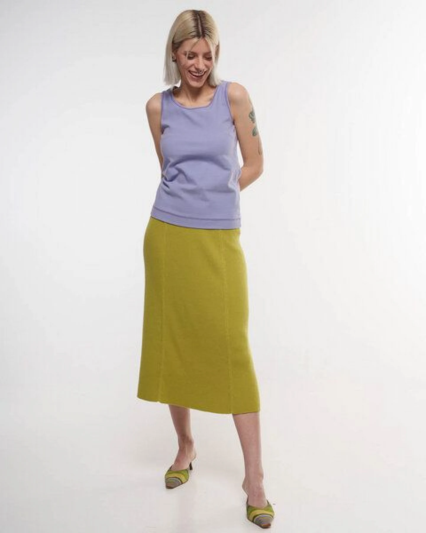 Alma & Lovis Casual Rippjersey-Top aus reiner Organic Cotton – Ansicht 2