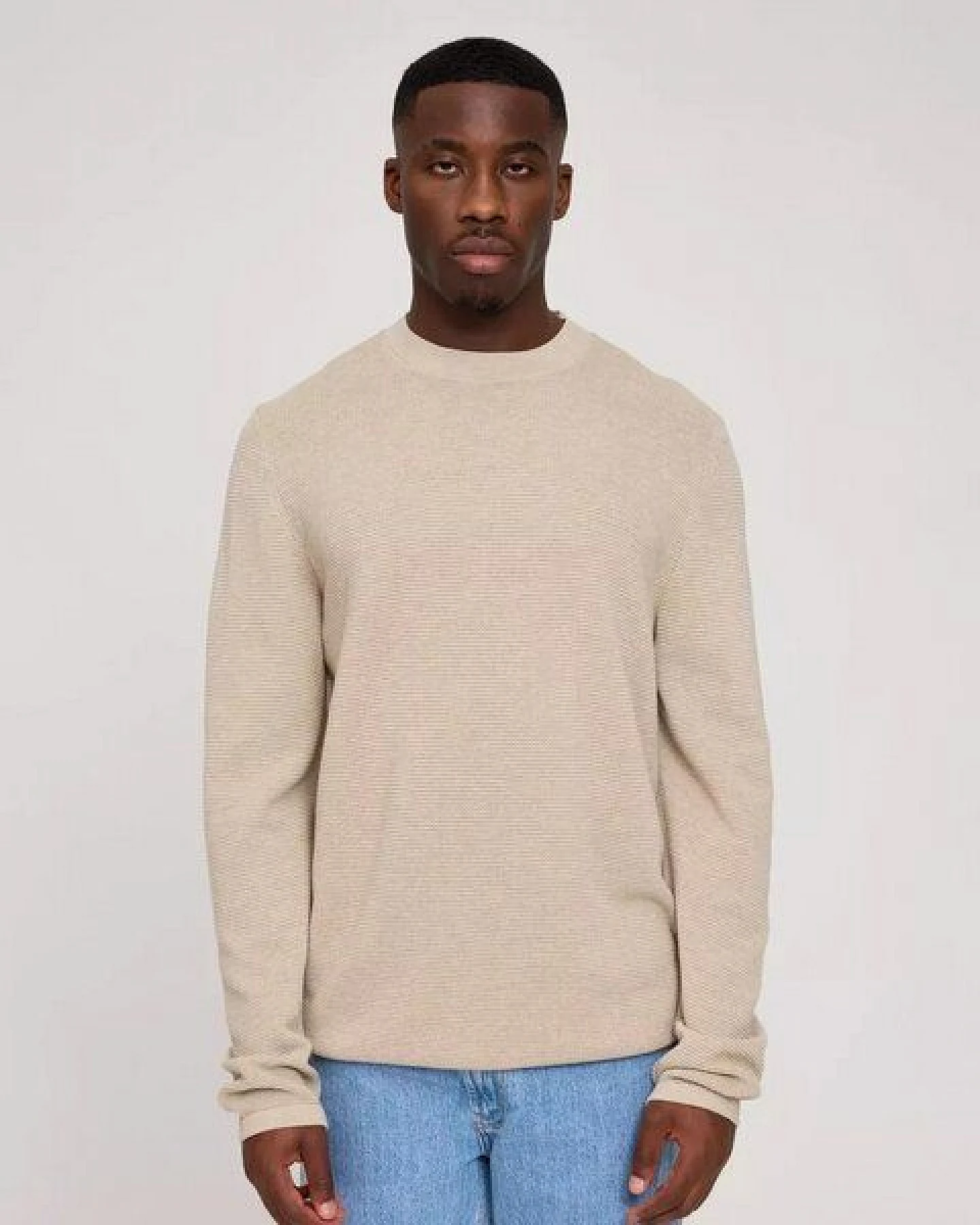 Mazine Ottoman Knit Pullover für Männer - aus Bio-Baumwolle – Ansicht 2