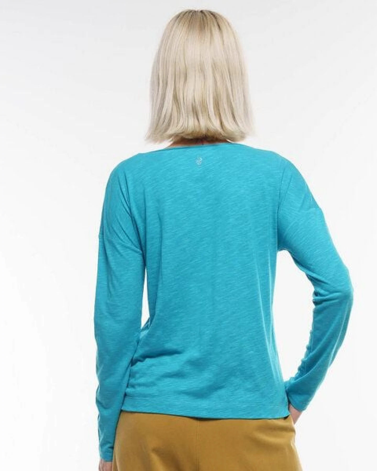 Alma & Lovis Legeres Longsleeve aus leichter Bio-Baumwolle / EcoVero – Ansicht 4
