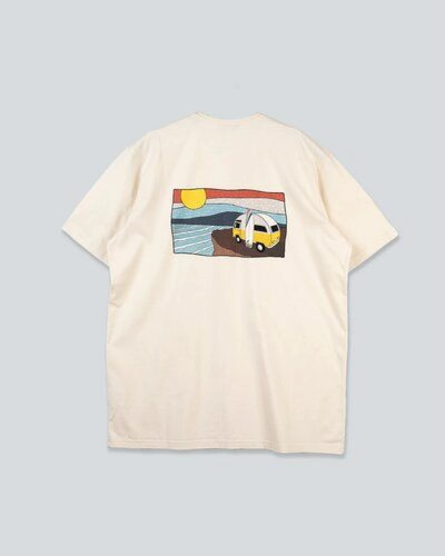 LAKOR T-Shirt aus Bio-Baumwolle - Trippin' - Rainy Day – Ansicht 3