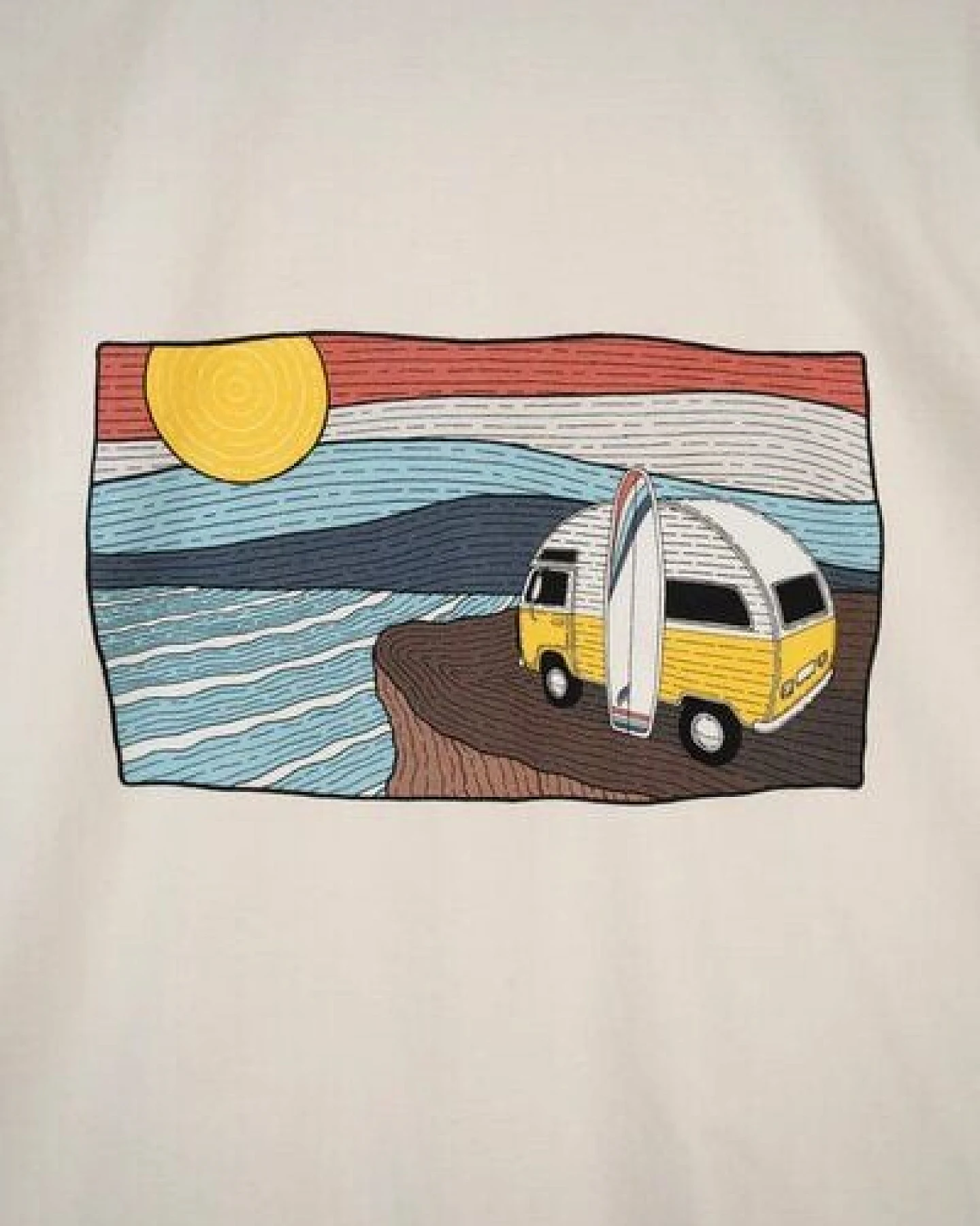 LAKOR T-Shirt aus Bio-Baumwolle - Trippin' - Rainy Day – Ansicht 4