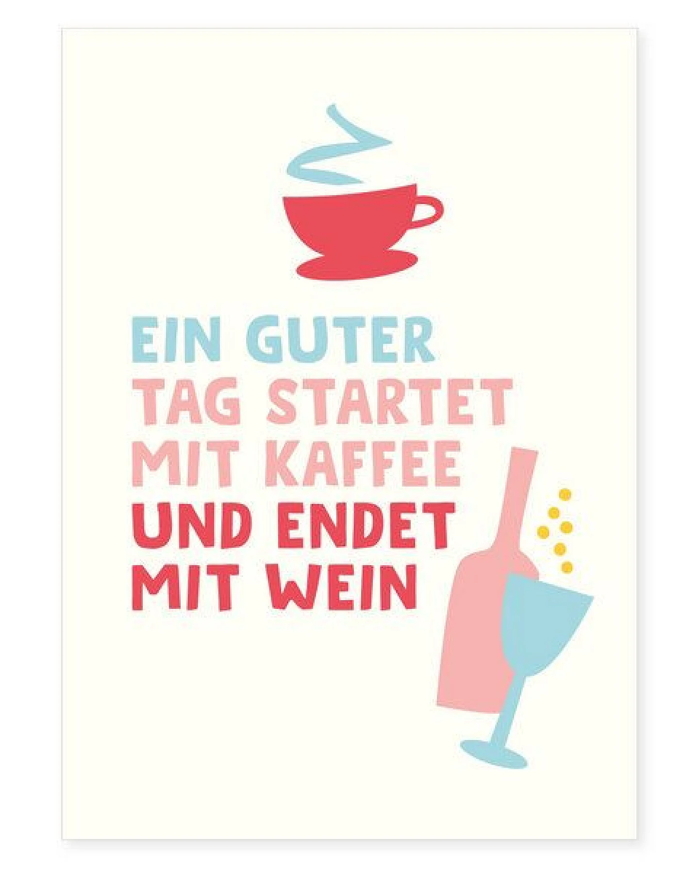 Bow & Hummingbird 6er Set Postkarten mit Spruch aus Recyclingpapier – Ansicht 3