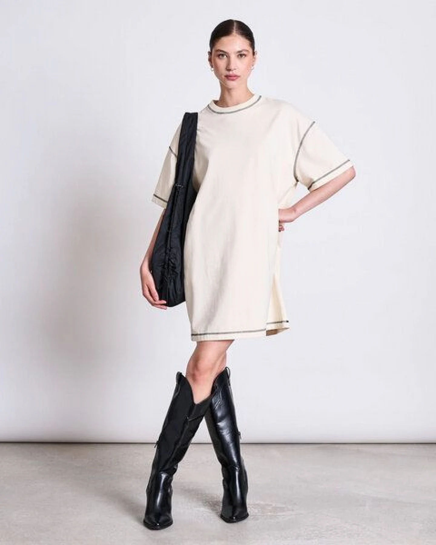 JAN N JUNE T-SHIRT KLEID HOPLA GOTS – Ansicht 2