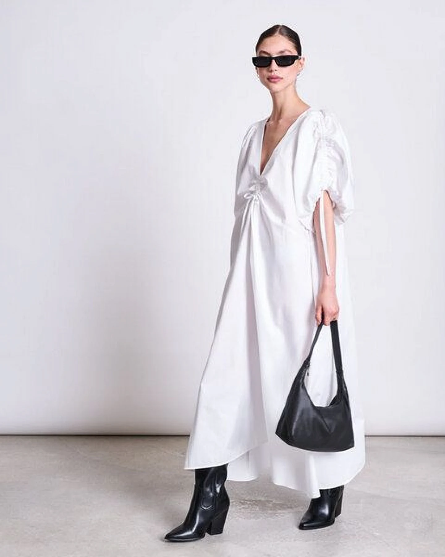 JAN N JUNE MAXI BAUMWOLL KLEID DANS – Ansicht 4