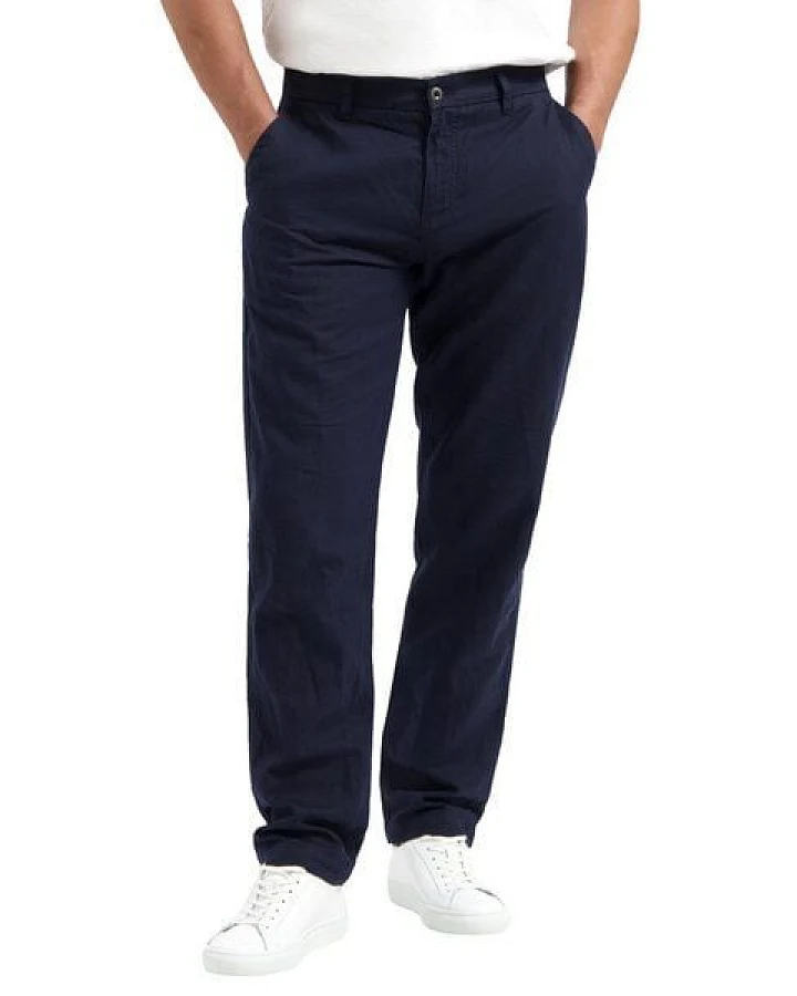 Kuyichi Chino-Hose Darren Leinen Midnight Blue