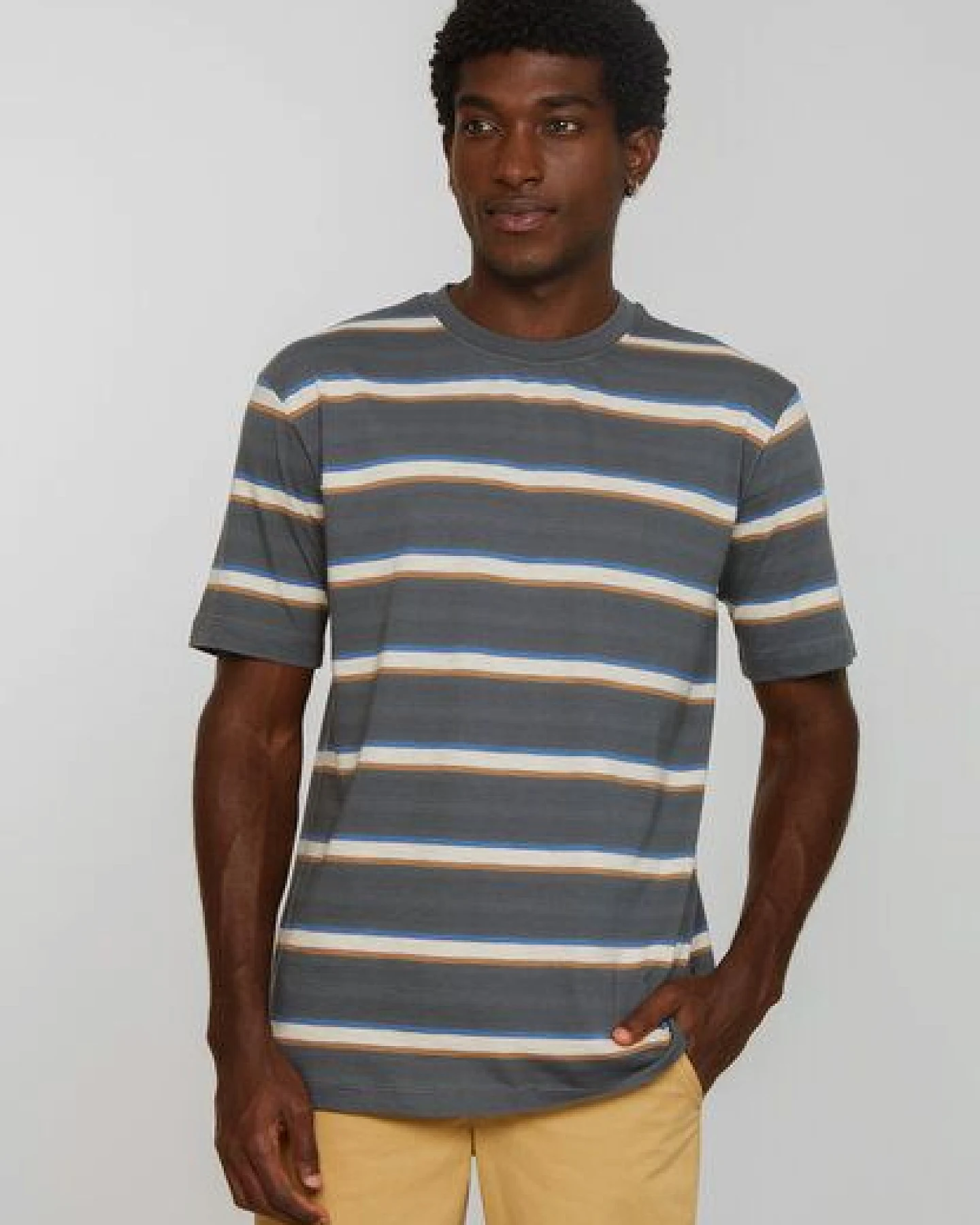recolution T-Shirt EPAZOTE STRIPES – Ansicht 2