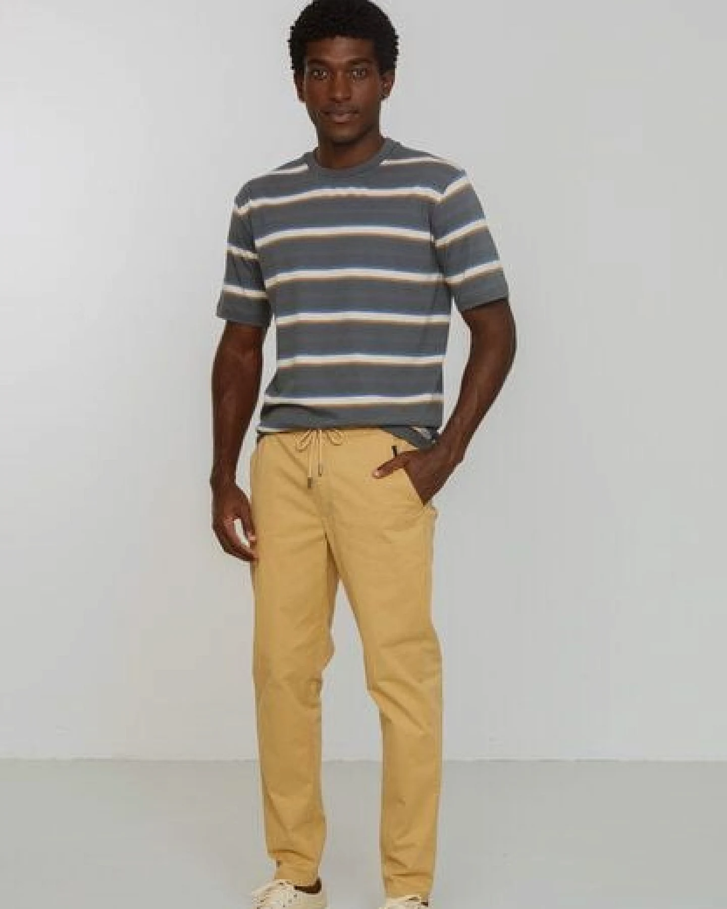 recolution T-Shirt EPAZOTE STRIPES – Ansicht 4