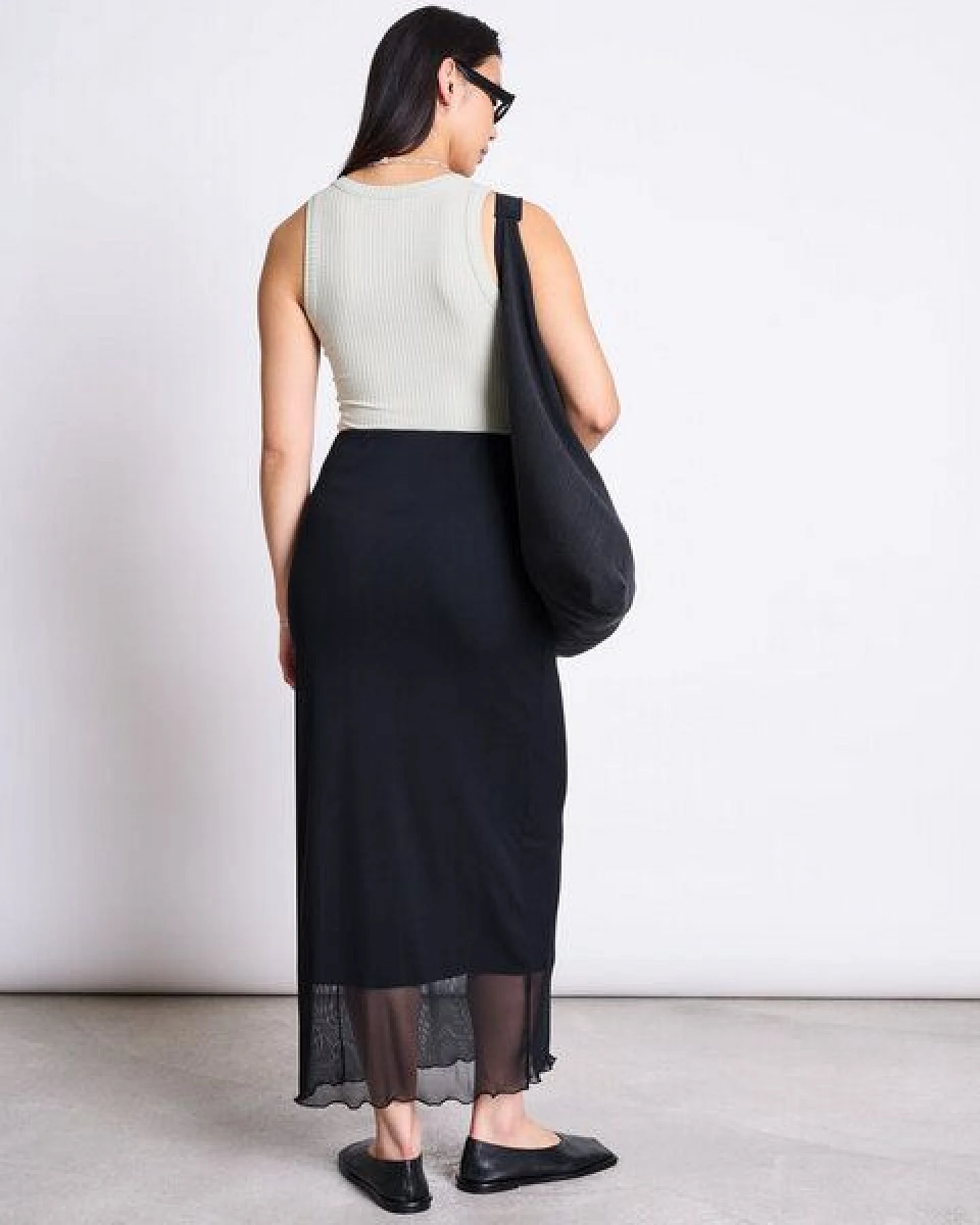 JAN N JUNE Mesh Maxi-Rock SMUK – Ansicht 2