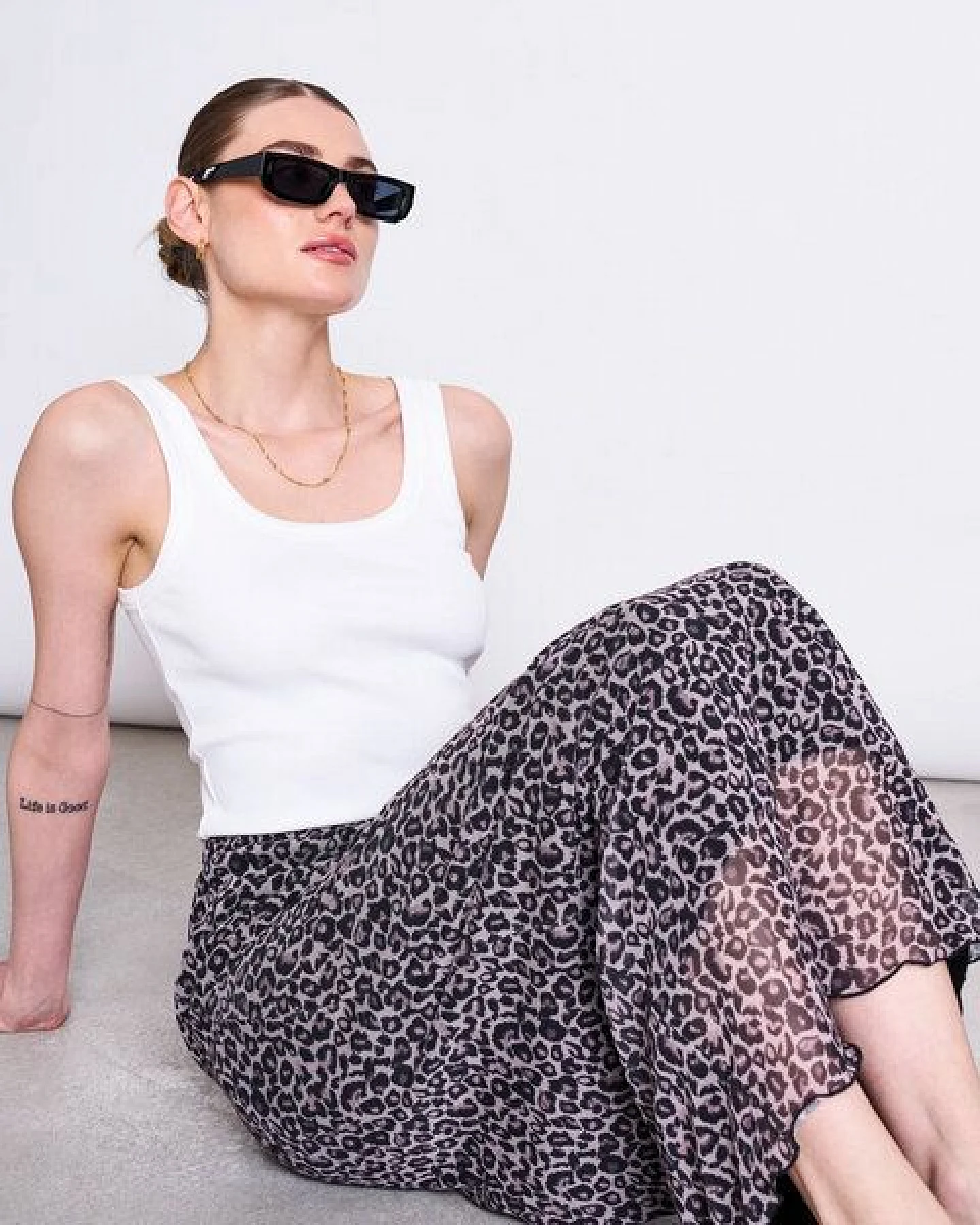 JAN N JUNE Mesh Maxi-Rock SMUK – Ansicht 3