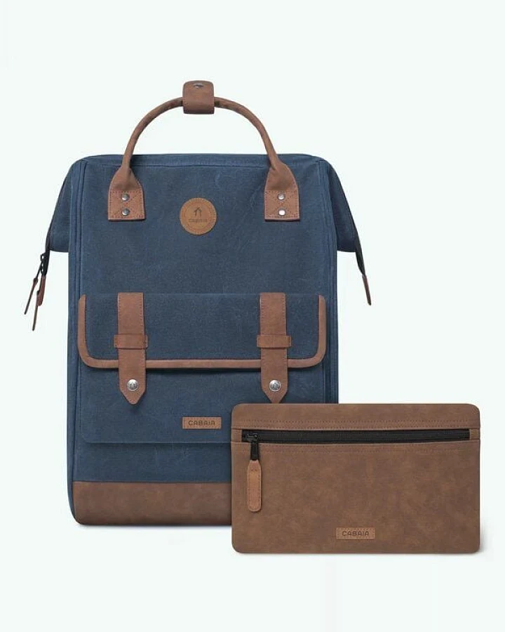 Cabaïa Rucksack Adventurer Medium aus veganem Leder - 25 Liter