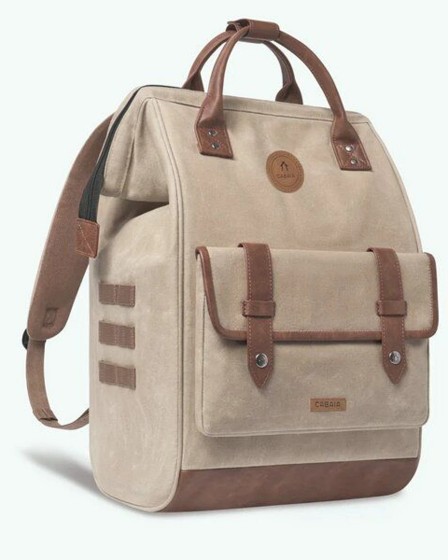 Cabaïa Rucksack Adventurer Medium aus veganem Leder - 25 Liter – Ansicht 2
