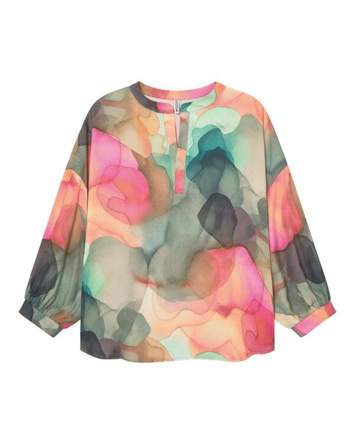 WiDDA berlin gemusterte Bluse MONYA clouds aus ECOVERO® – Ansicht 3