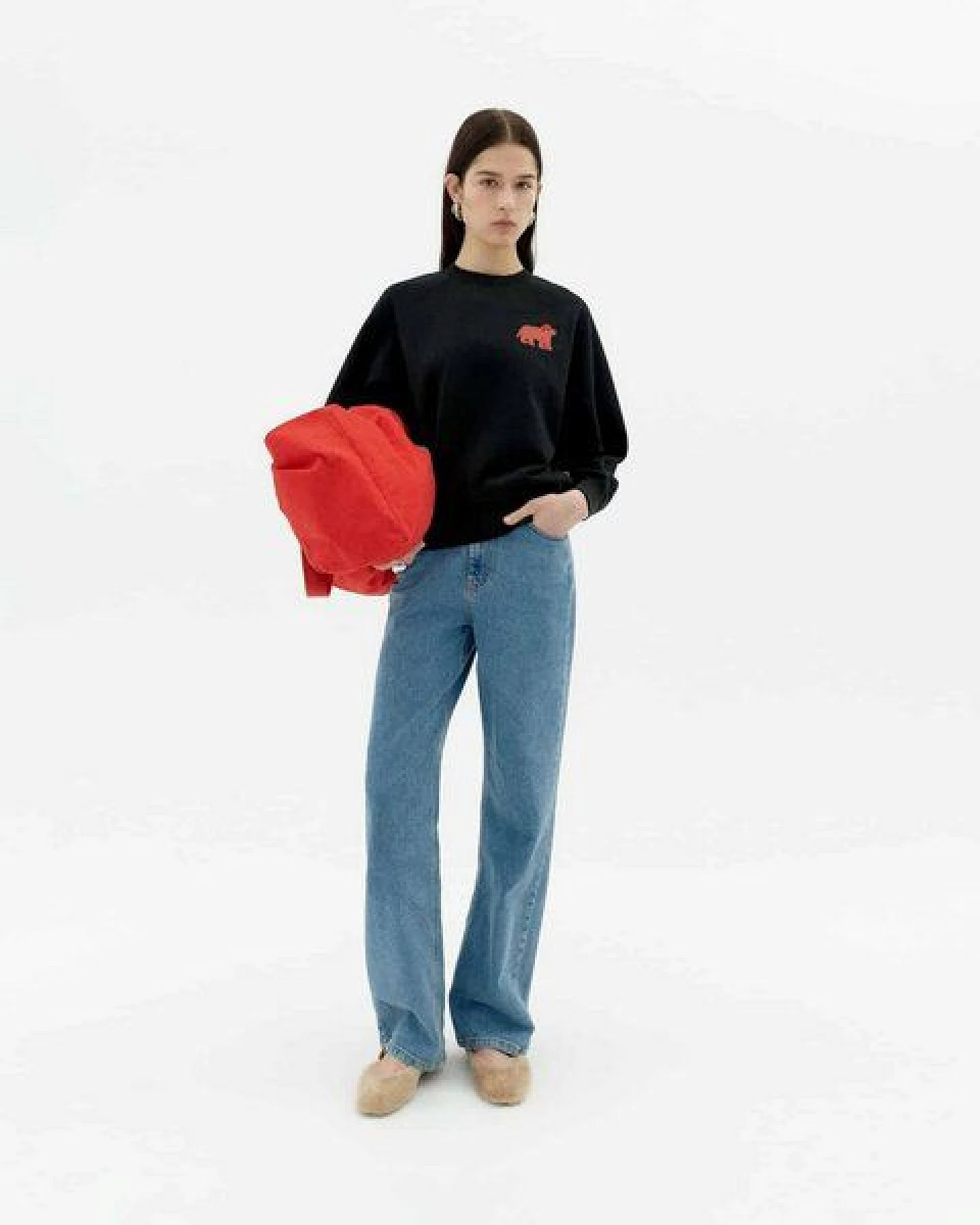 thinking mu Doggy Bonnie Sweatshirt – Ansicht 2