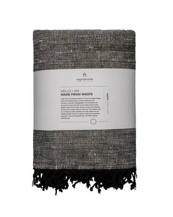 Originalhome Recycelter Stoff Khadi aus nachhaltigen Materialien (250x130 cm)