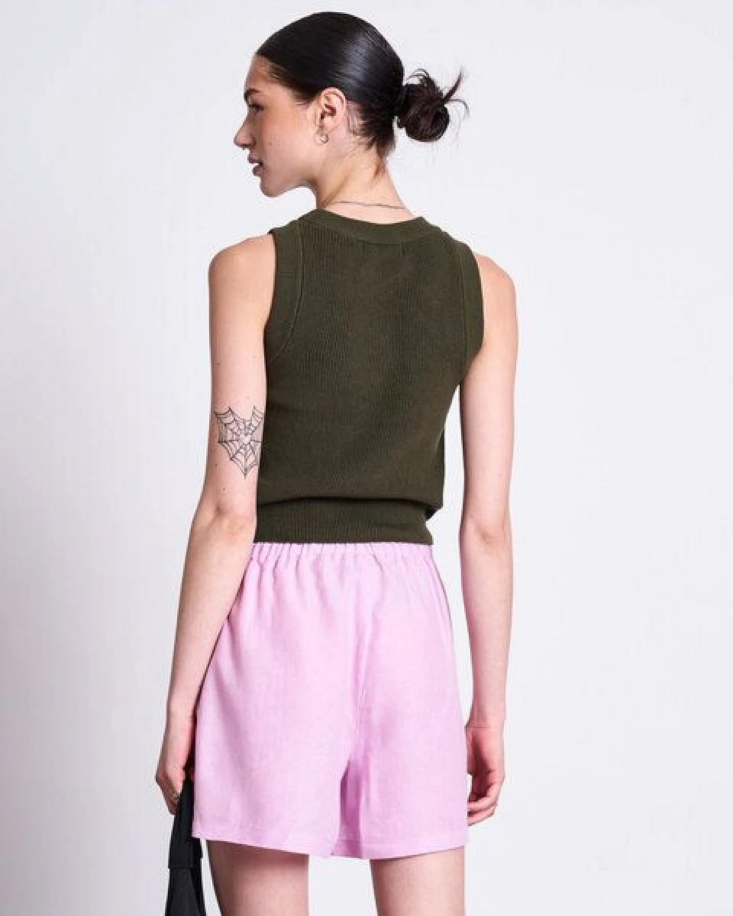 JAN N JUNE LEINEN DRAWSTRING SHORTS MARUM – Ansicht 2