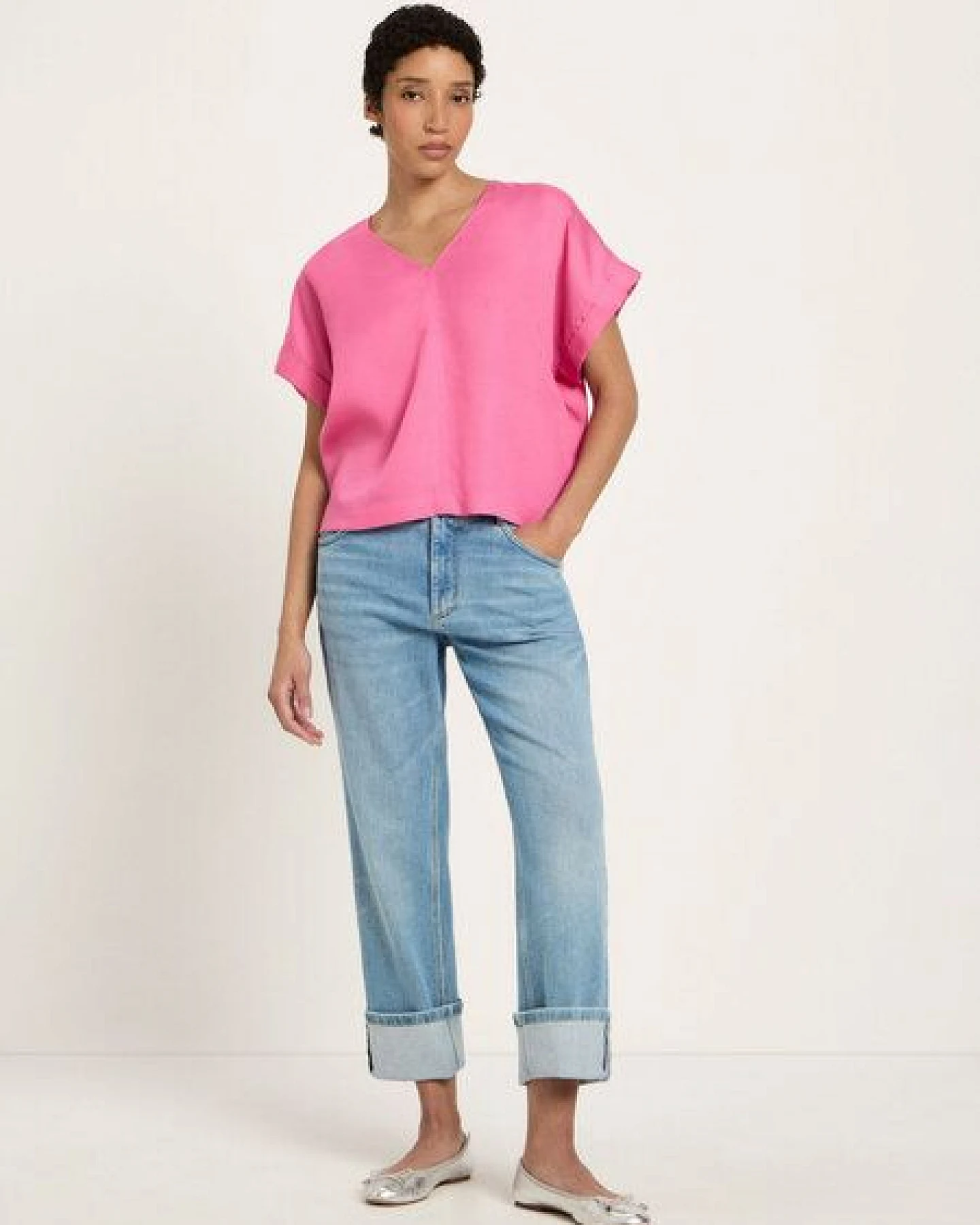 LANIUS Blusenshirt aus Tencel Lyocell – Ansicht 2