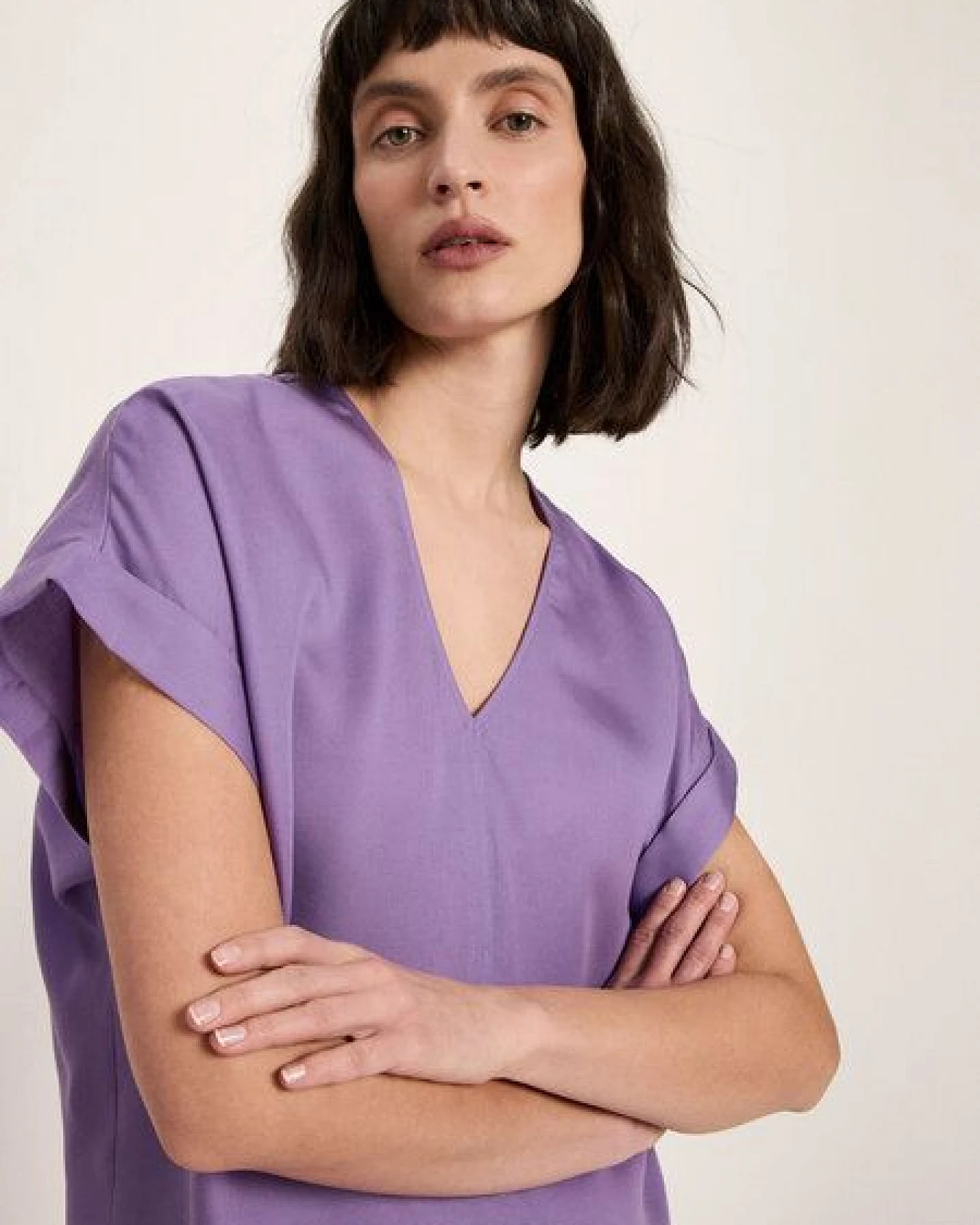 LANIUS Blusenshirt aus Tencel Lyocell – Ansicht 3
