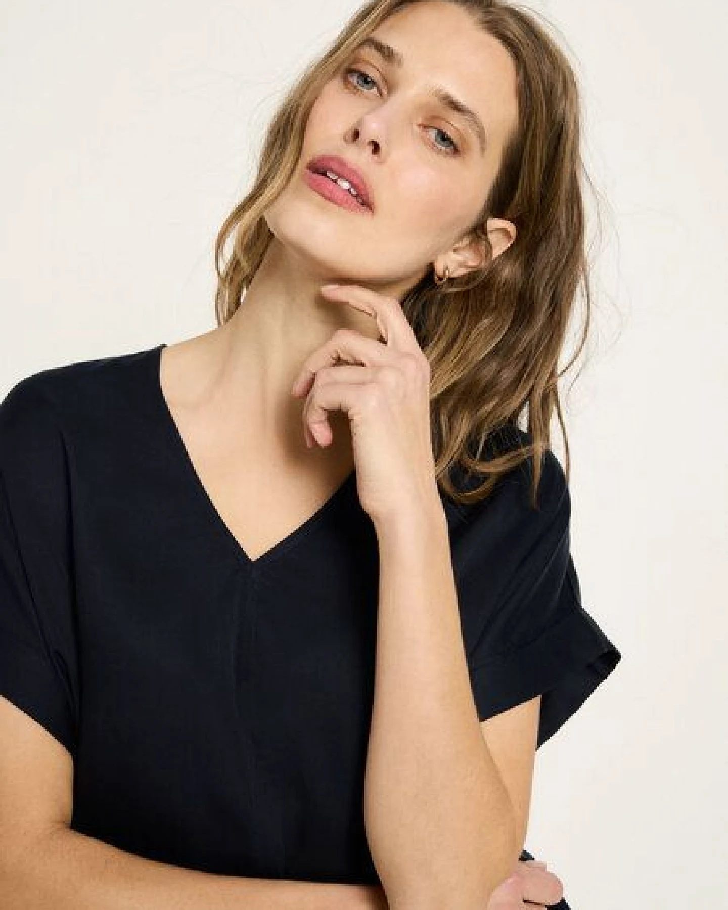 LANIUS Blusenshirt aus Tencel Lyocell – Ansicht 3