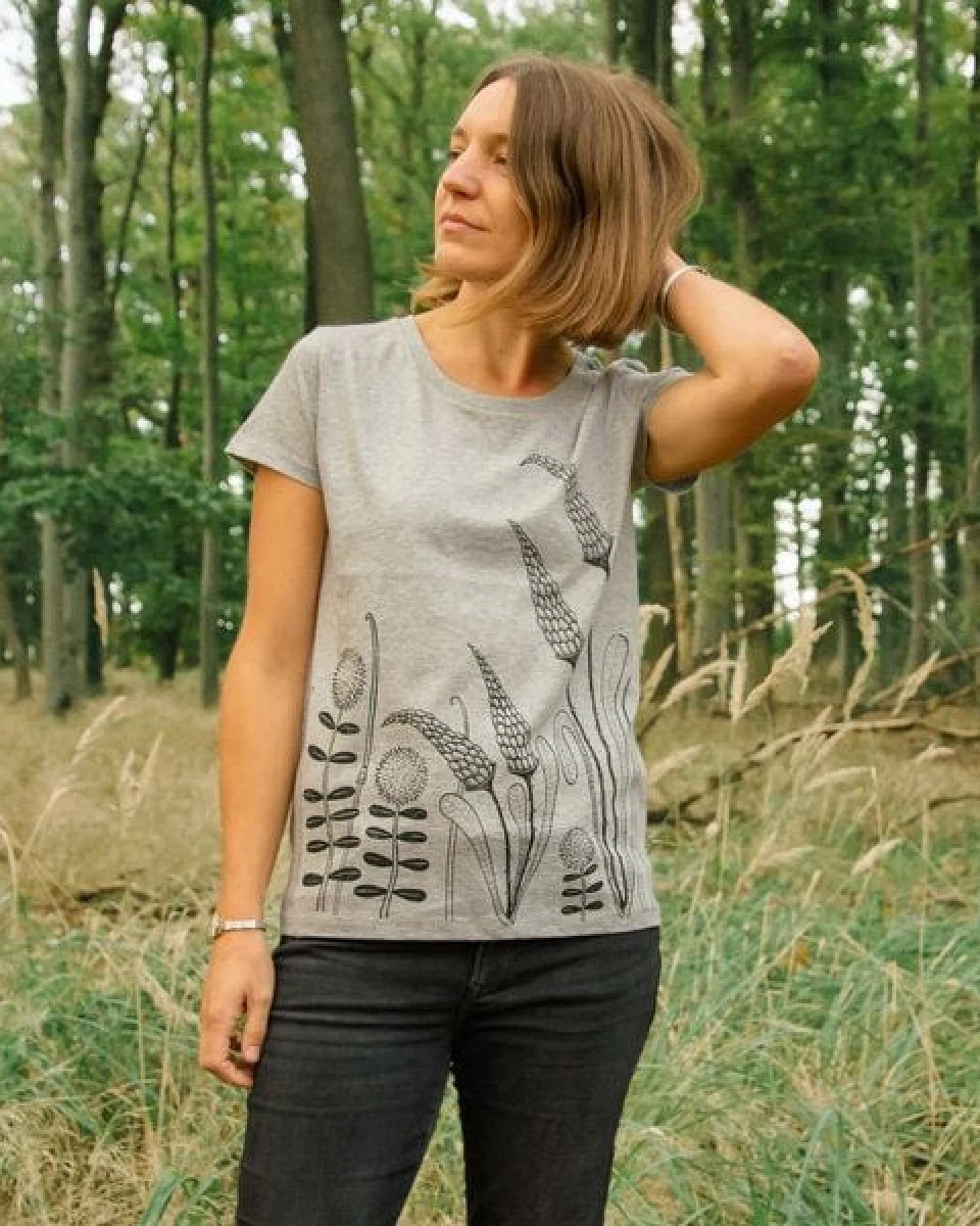 Cmig Waldwiese T-Shirt Damen – Ansicht 3