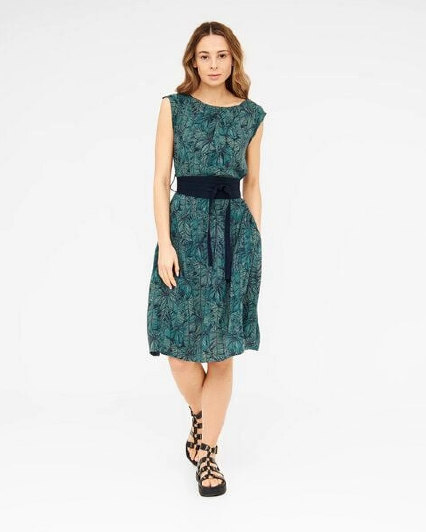 WiDDA berlin ADELE Kleid forest aus ECOVERO® – Ansicht 2