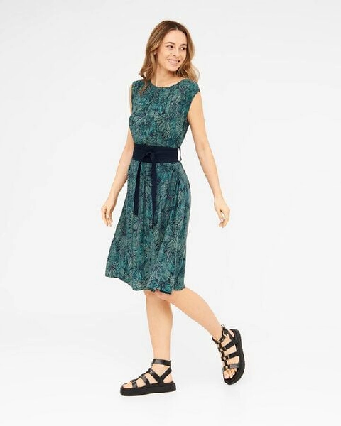 WiDDA berlin ADELE Kleid forest aus ECOVERO® – Ansicht 4