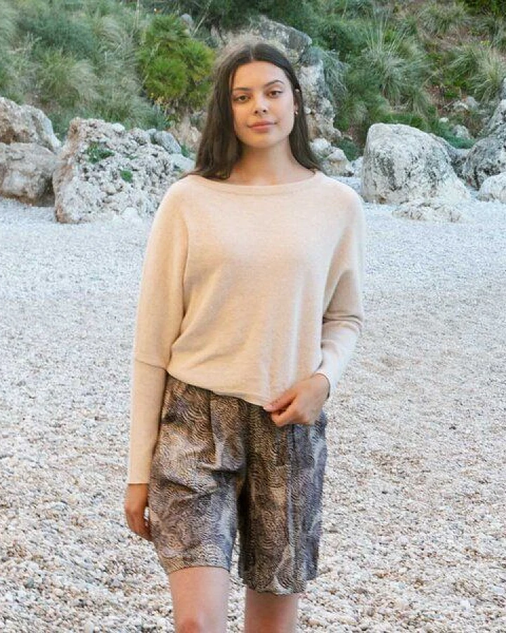 WiDDA berlin Gemusterte Bermuda-Shorts INDI radiance aus ECOVERO®