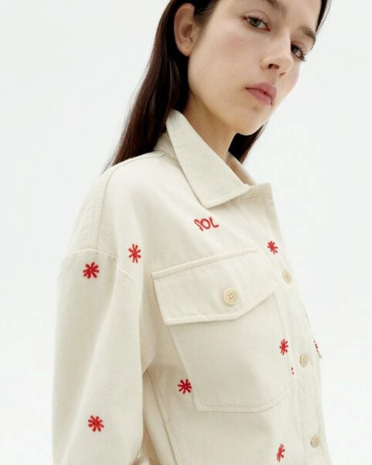 thinking mu Frans - Damen Jacke aus Bio-Baumwolle – Ansicht 2