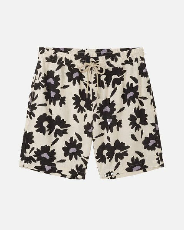 Herren Shorts aus Leinen und LENZING ECOVERO Viskose Mix - CURRY BLOOM - recolution