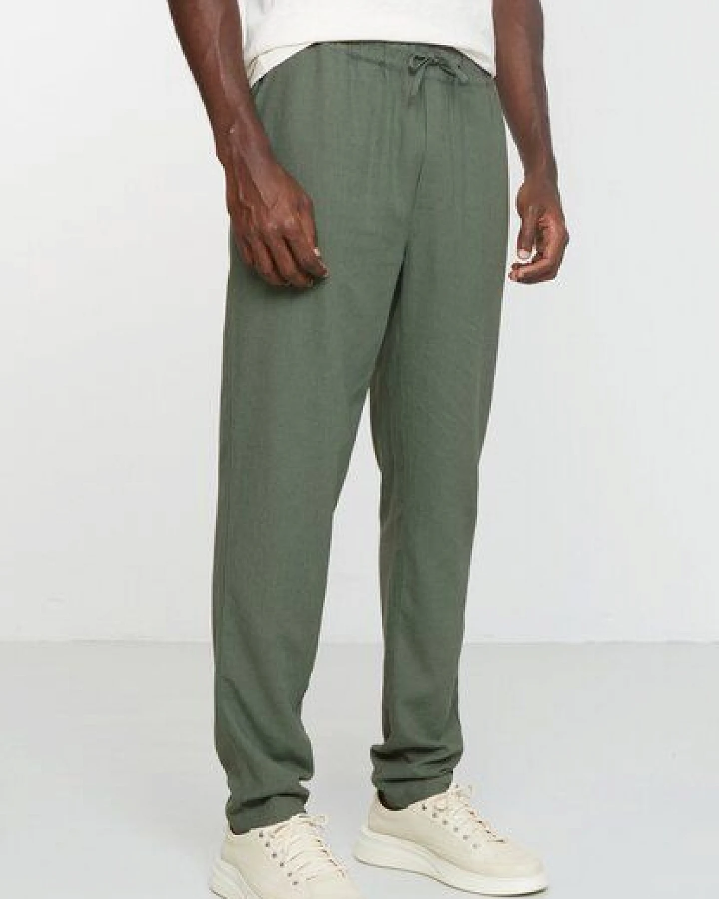 Herren Hose aus Leinen und LENZING ECOVERO Viskose Mix - TANGELO - recolution – Ansicht 3