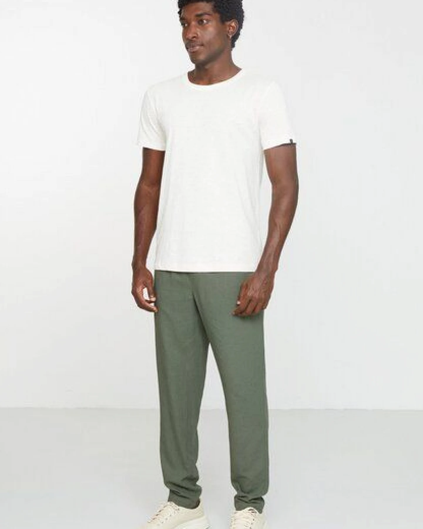 Herren Hose aus Leinen und LENZING ECOVERO Viskose Mix - TANGELO - recolution – Ansicht 2