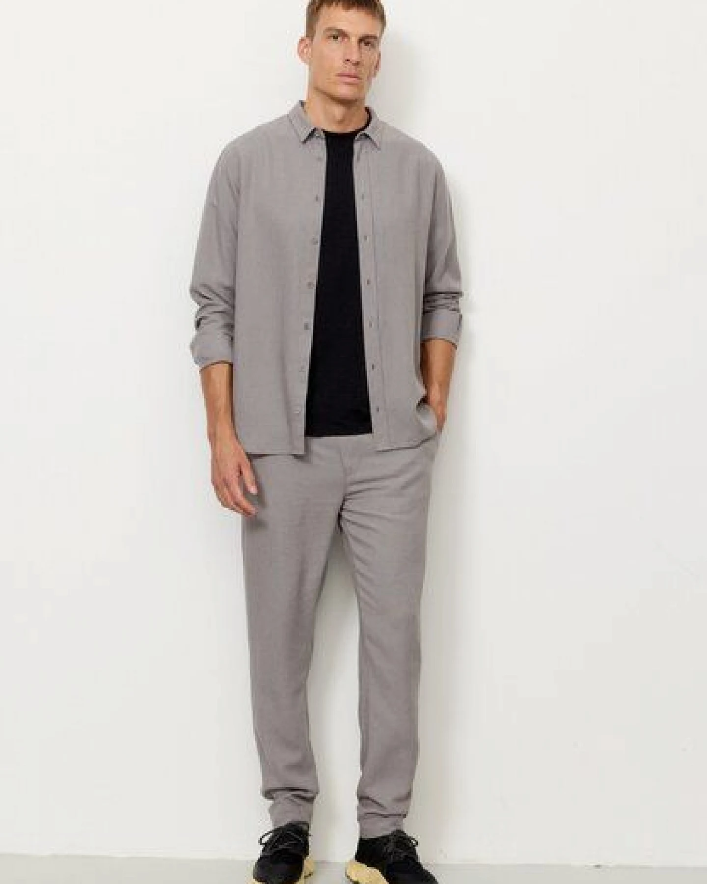 Herren Hose aus Leinen und LENZING ECOVERO Viskose Mix - TANGELO - recolution – Ansicht 2
