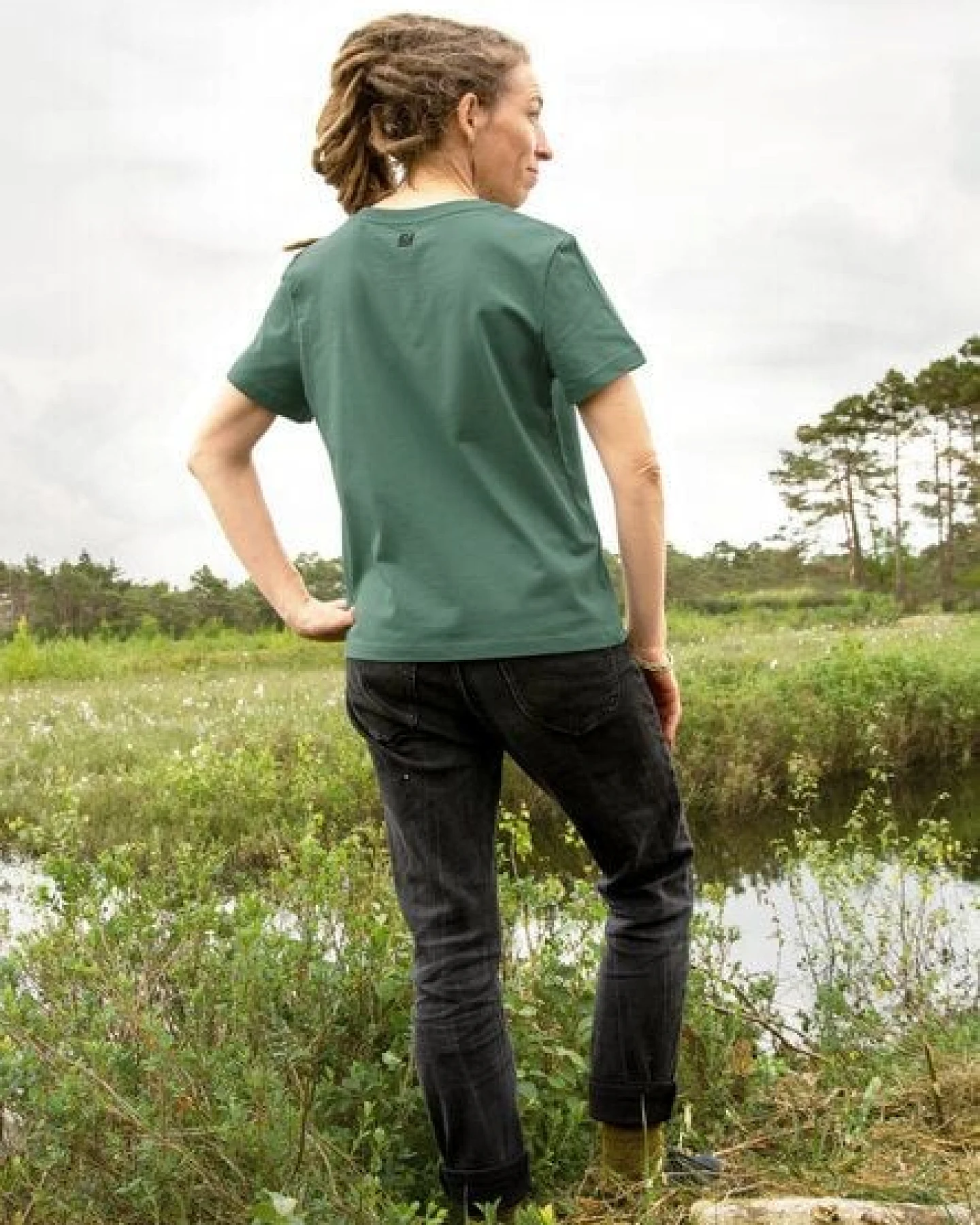Cmig Blaubeer T-Shirt Damen in green bay – Ansicht 4